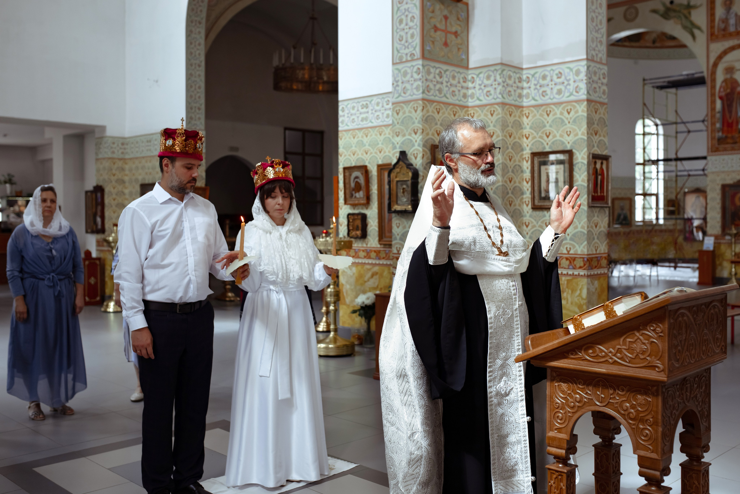 Венчание Елены и Павла в Храме СВ Саввы Сторожевского. Семейный и детский фотограф в Москве Дорогова Екатерина