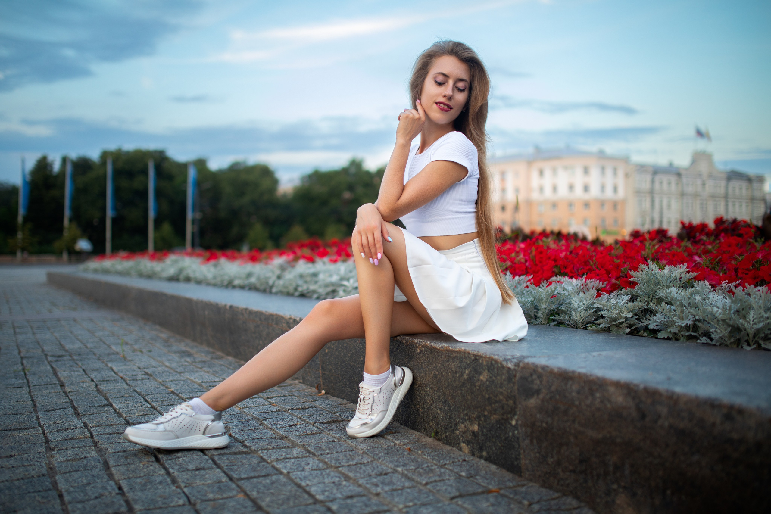 Прогулочный фотосет с Викторией на улицах Воронежа для «себя»