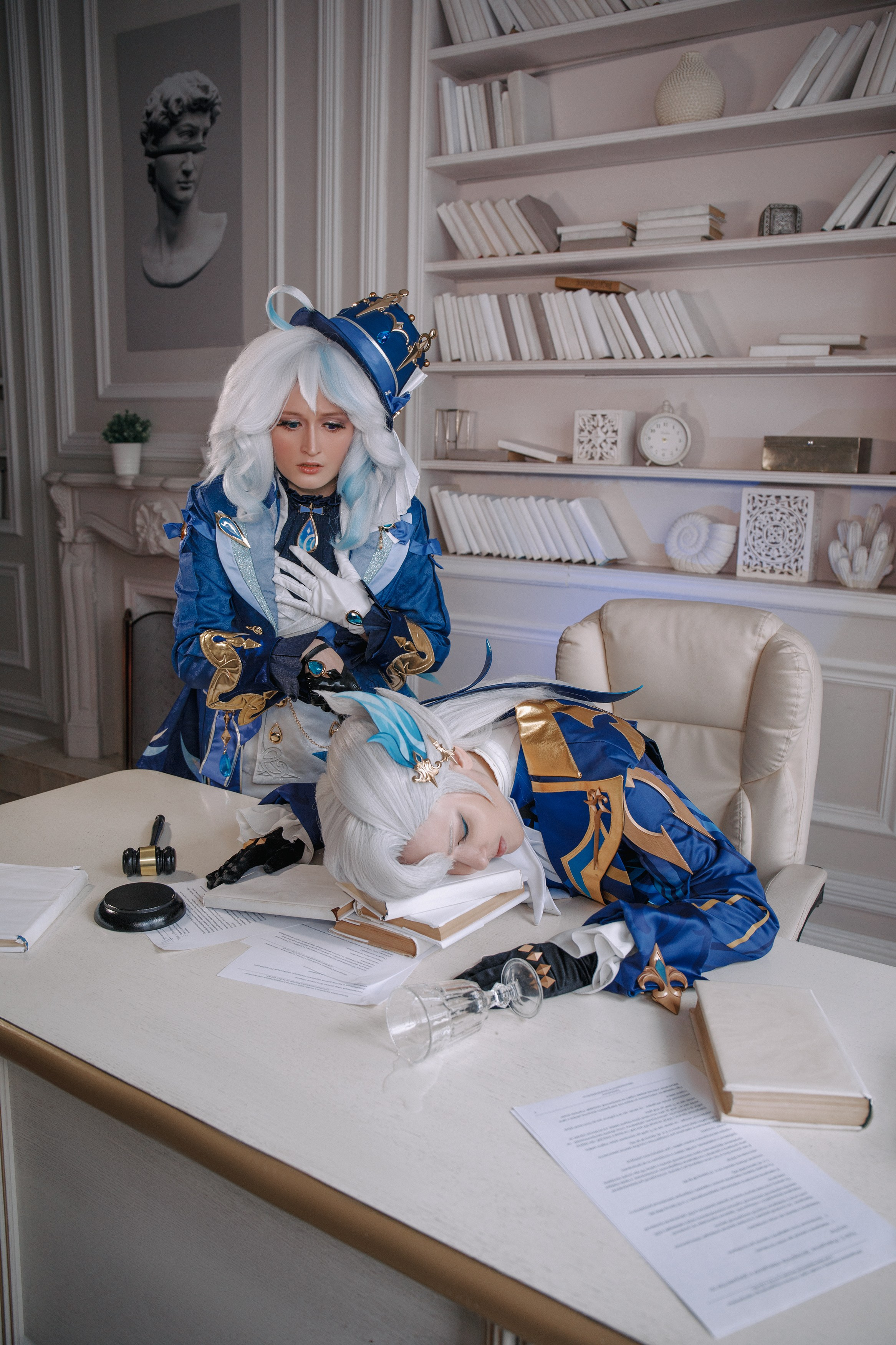 GENSHIN IMPACT: Neuvillette & Furina. Polaroud love