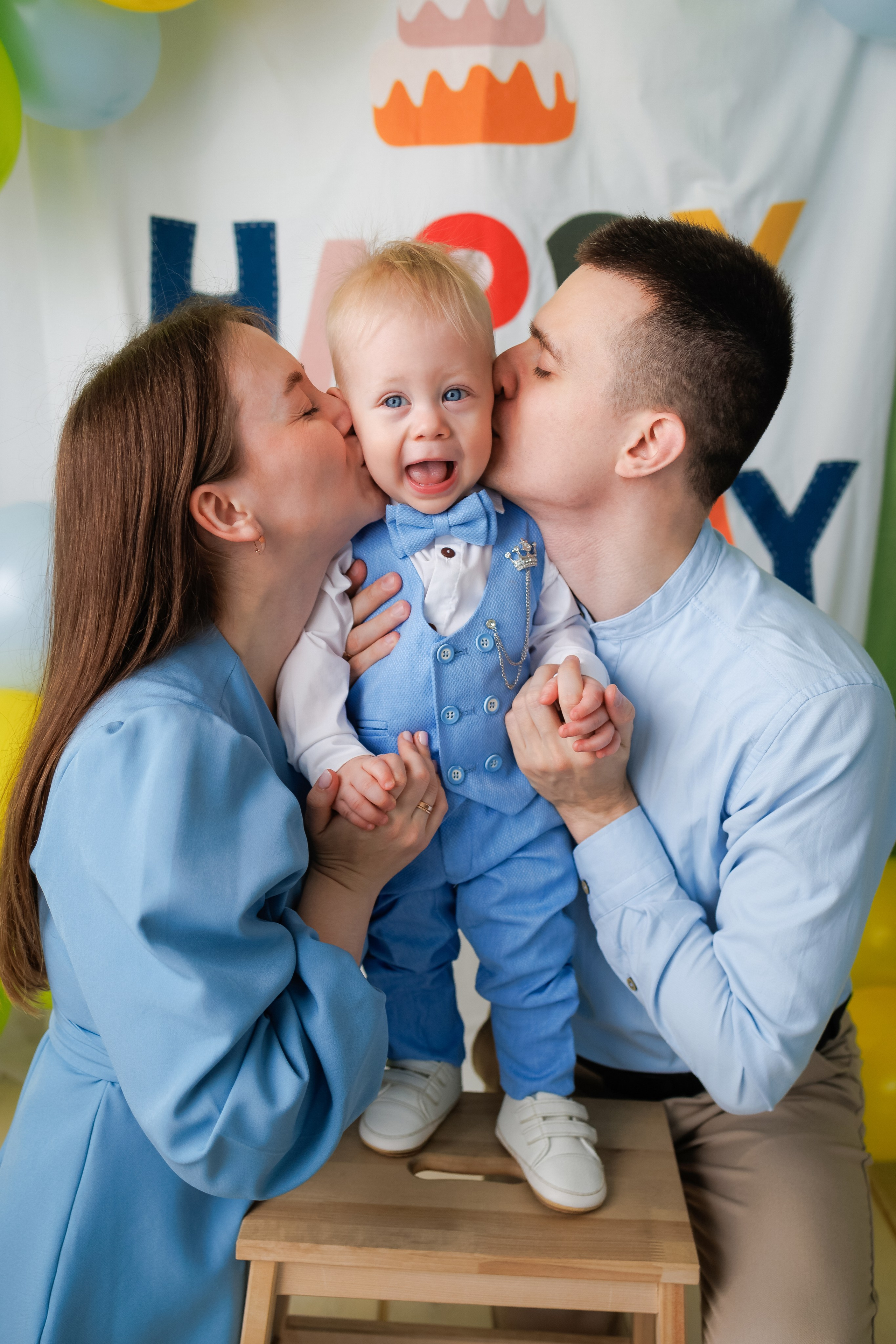 Сашеньке 1 годик. Фотограф новорожденный малышей Новосибирск