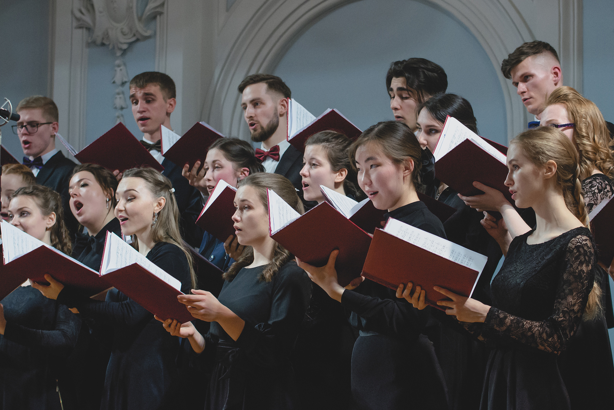 Концерт Курсового хора.  I курс. МГК им. П.И.Чайковского (2019). Петр Гуторов. Фотограф Москва