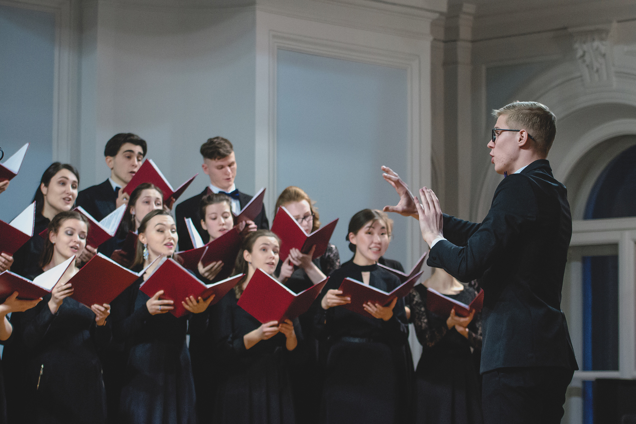 Концерт Курсового хора.  I курс. МГК им. П.И.Чайковского (2019). Петр Гуторов. Фотограф Москва