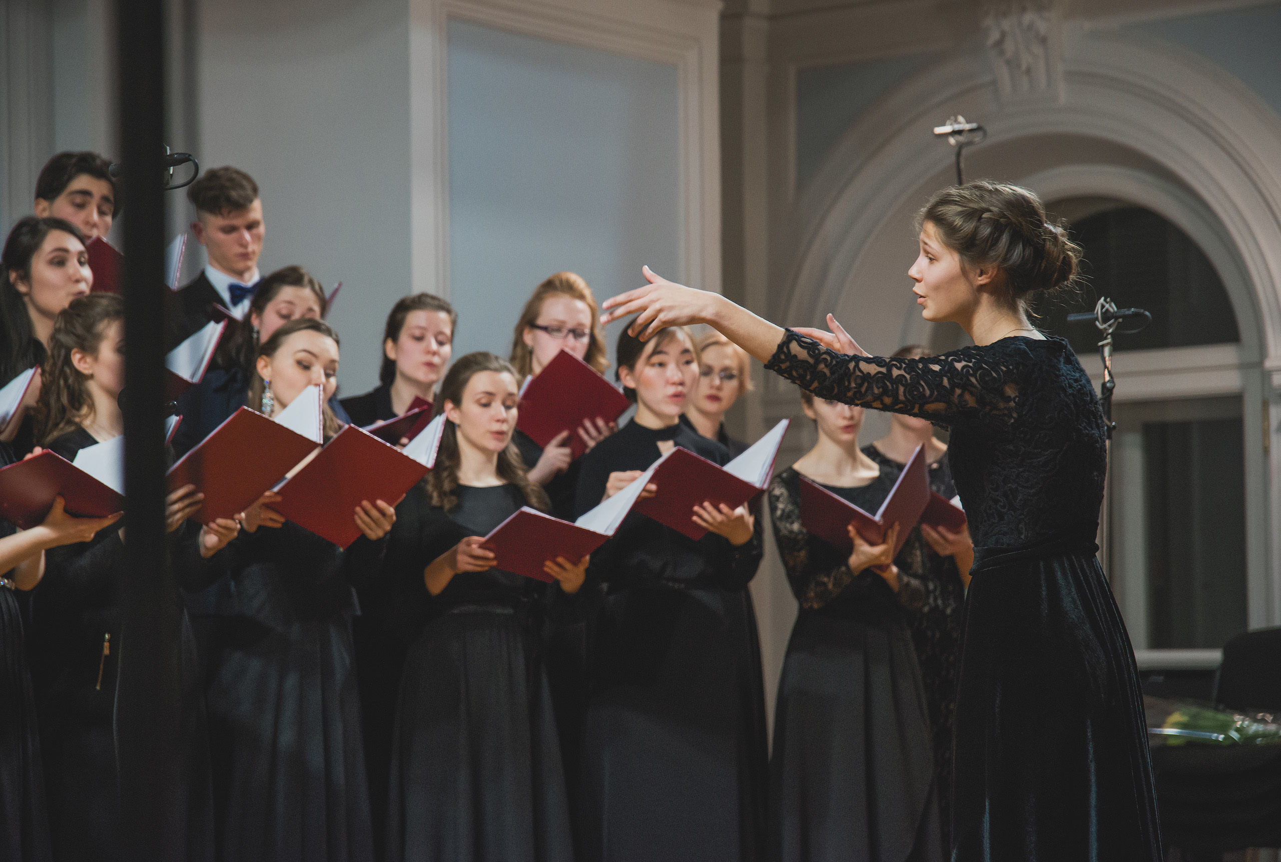 Концерт Курсового хора.  I курс. МГК им. П.И.Чайковского (2019). Петр Гуторов. Фотограф Москва