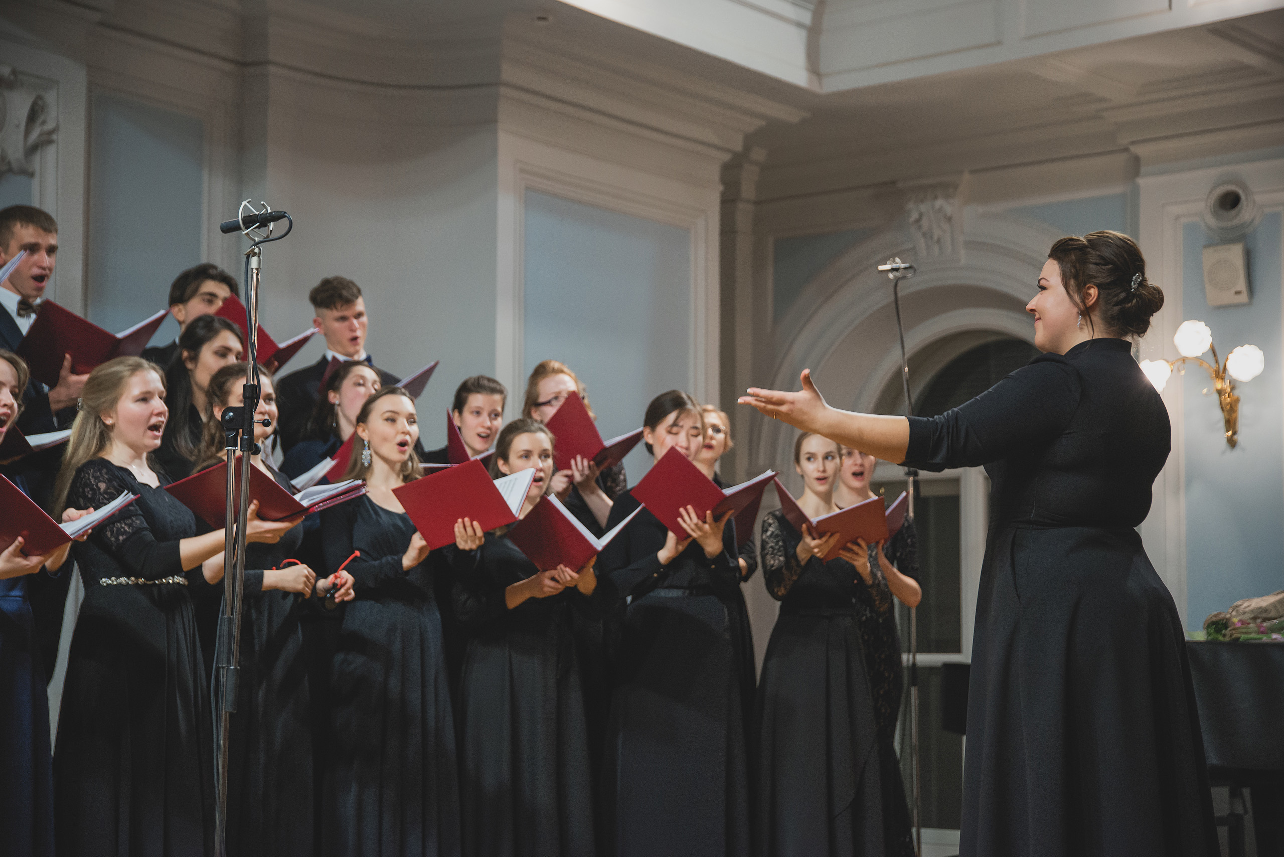 Концерт Курсового хора.  I курс. МГК им. П.И.Чайковского (2019). Петр Гуторов. Фотограф Москва