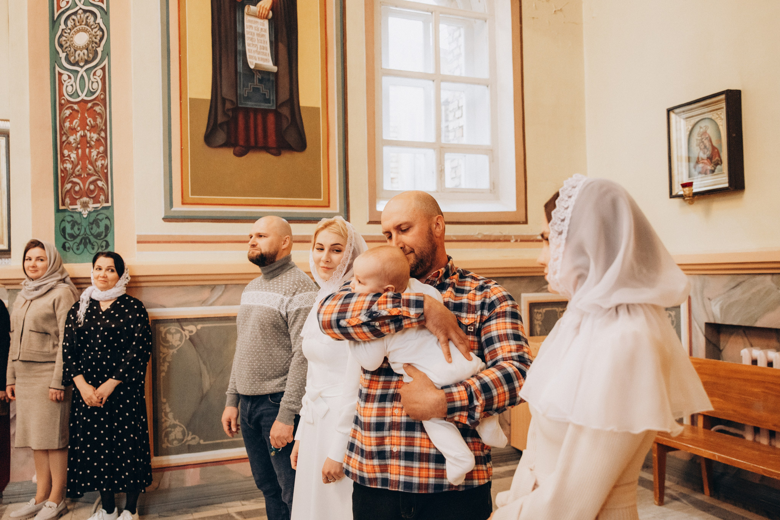 Крещение Андрея. Семейный фотограф документалист в Пензе Лопатинская Татья