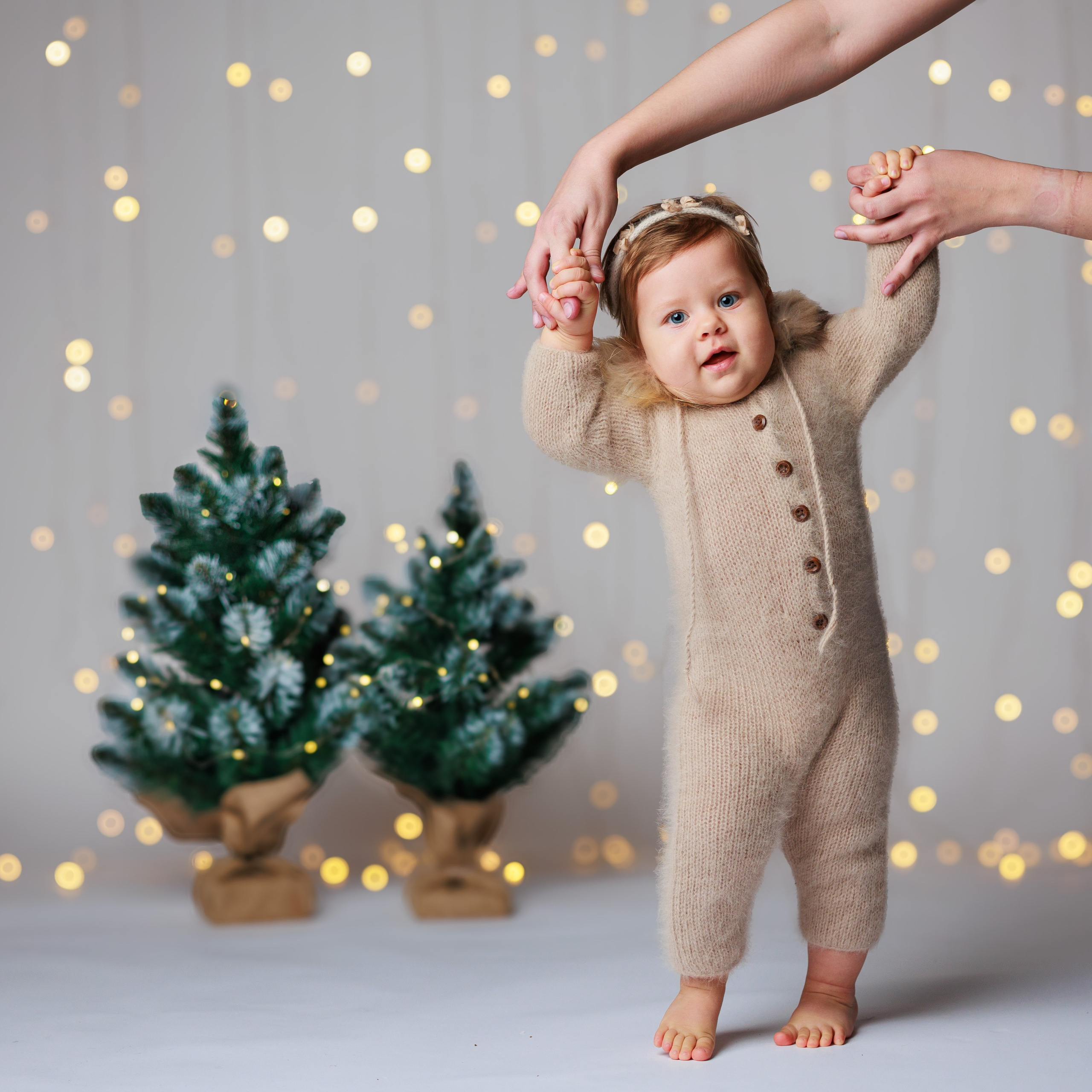 Новогодние съёмки в киношколе «Отправная точка». Фотограф новорожденных и деток до года в Москве и Подмосковье Царева Т