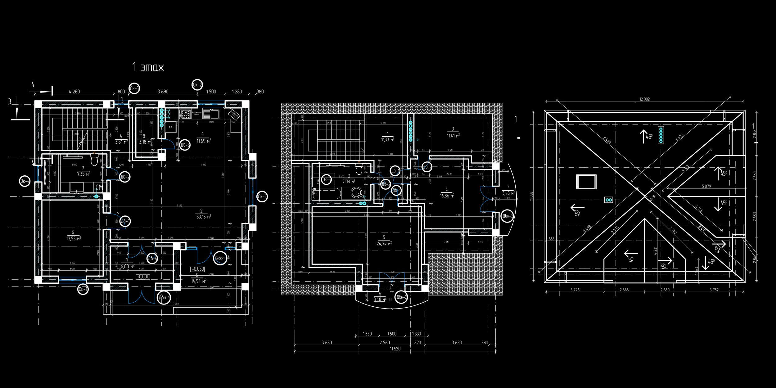 Архитектурная визуализация проекта жилого дома 226,93 кв. м. 3D визуализация/ Юлия Будник