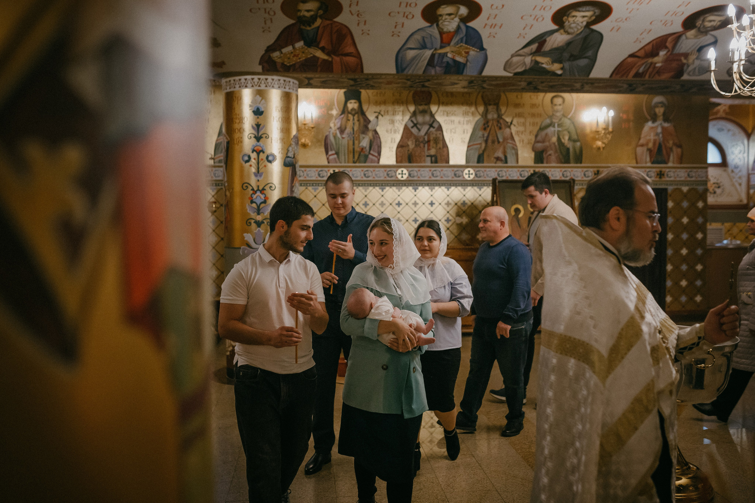 Крещение Софии. Храм Никольский. Семейный фотограф в Сургуте