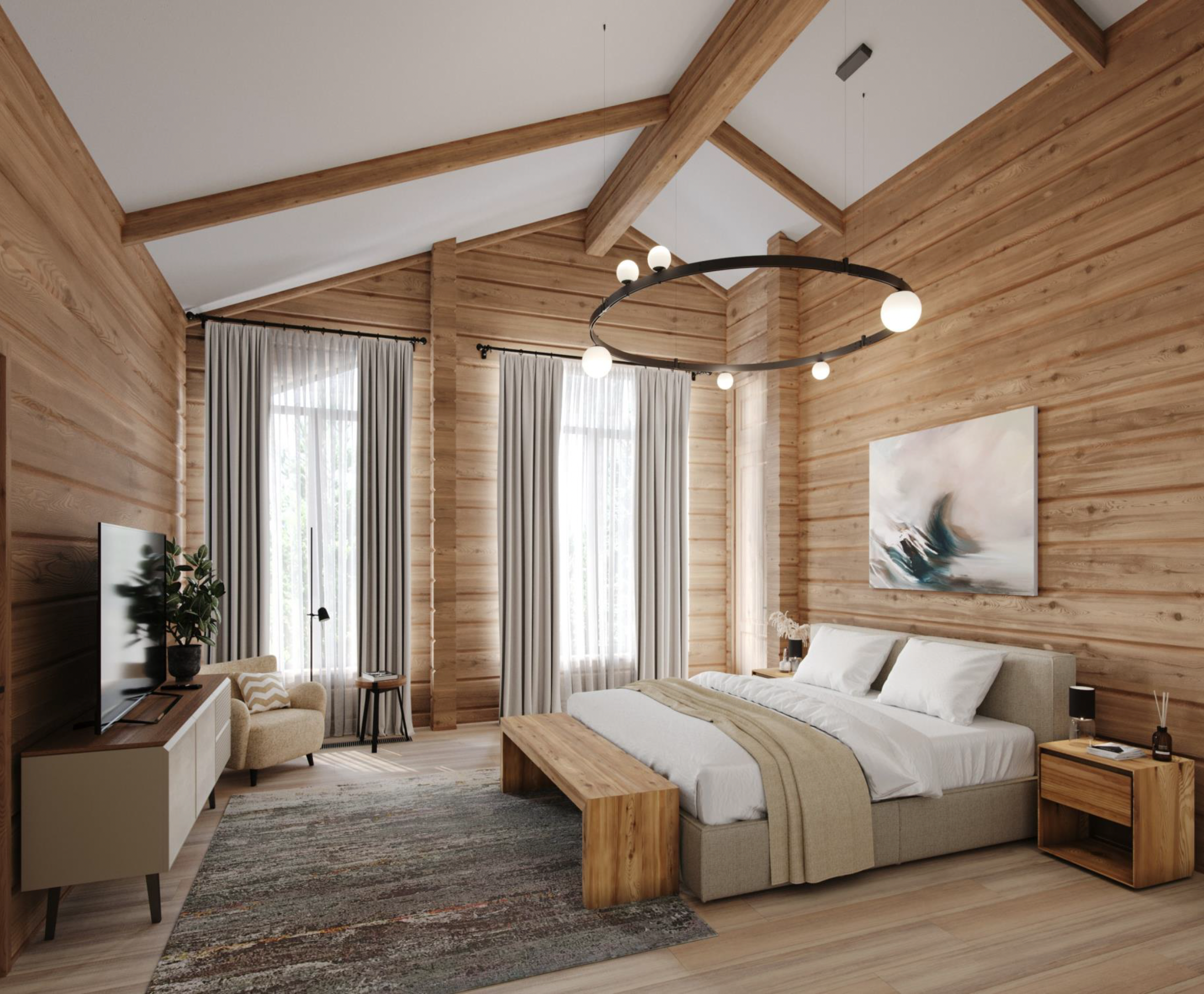 Шале. Архитектура и интерьер