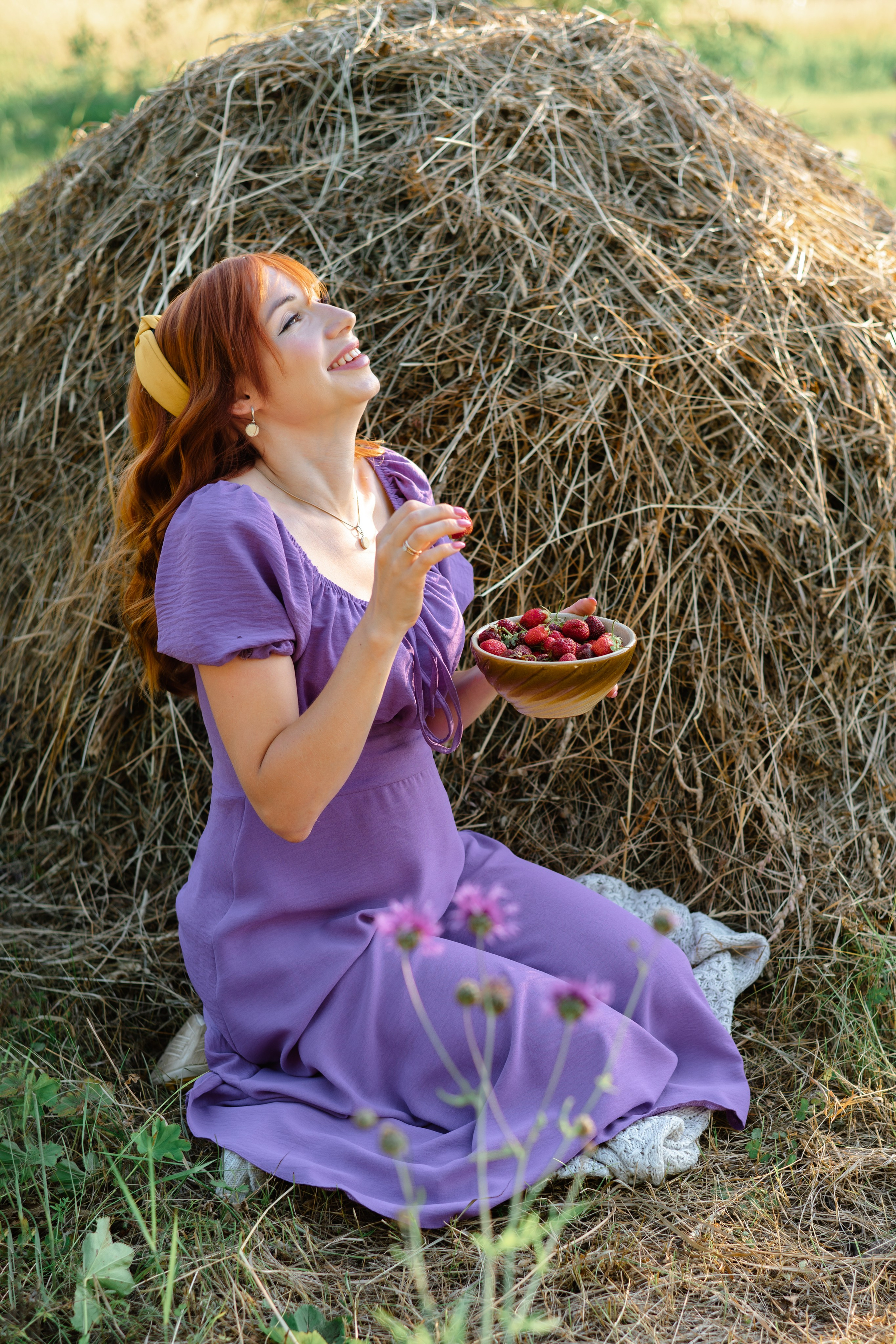 Фотосессия беременности в деревенском стиле. Фотограф в Кирове Инна Софронова