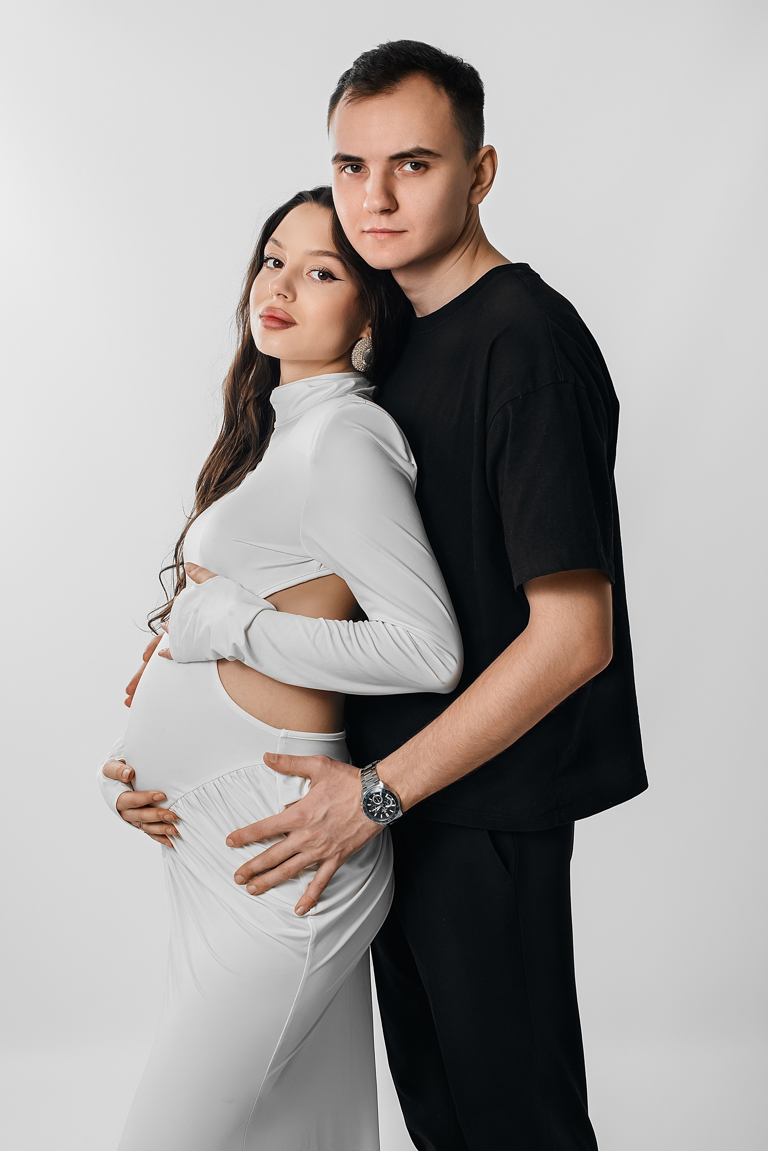 Анастасия и Евгений. Фотограф беременности и новорожденных в Рязани