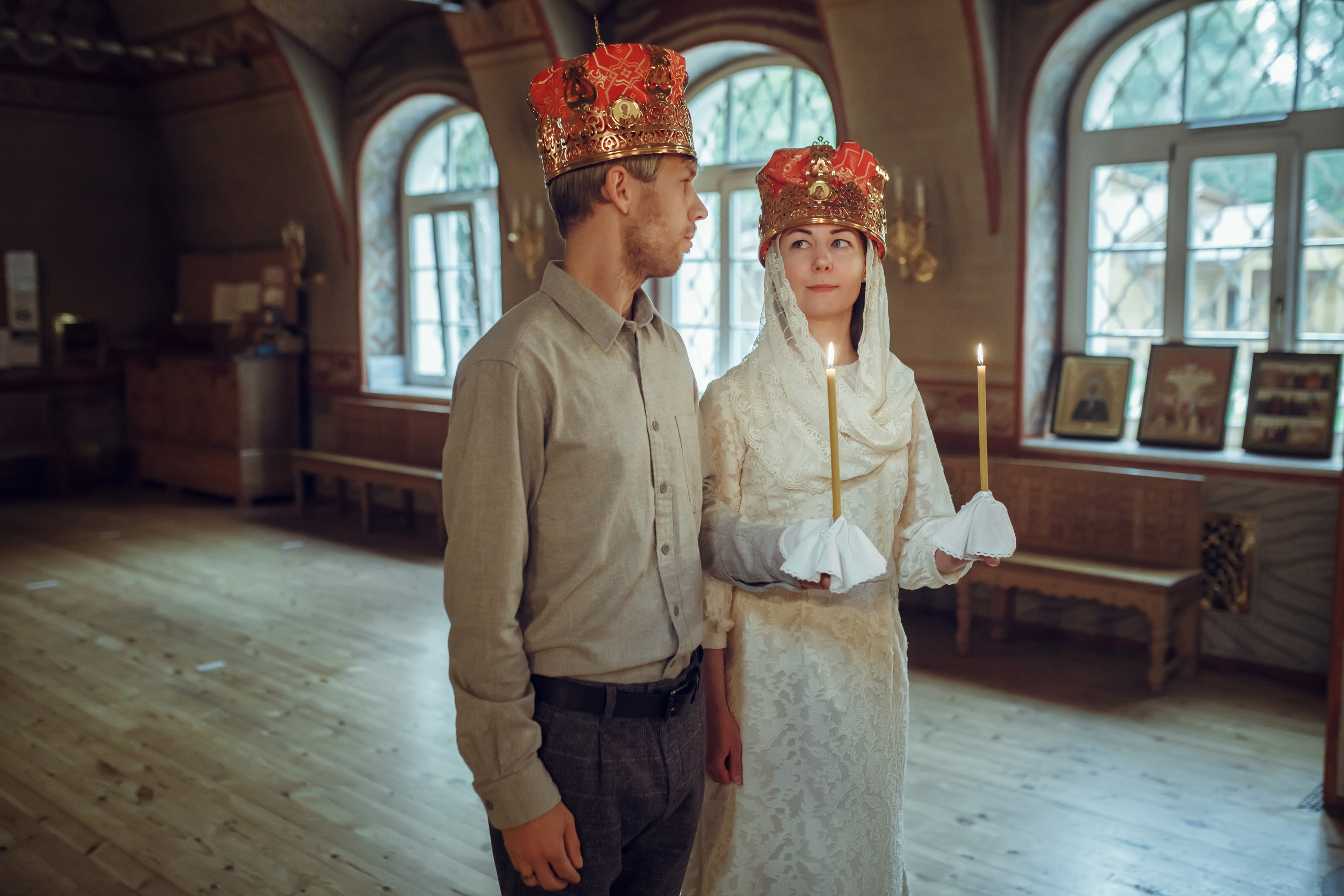 Венчание Андрея и Елены. Фотограф на Крещение, семейный фотограф в Москве