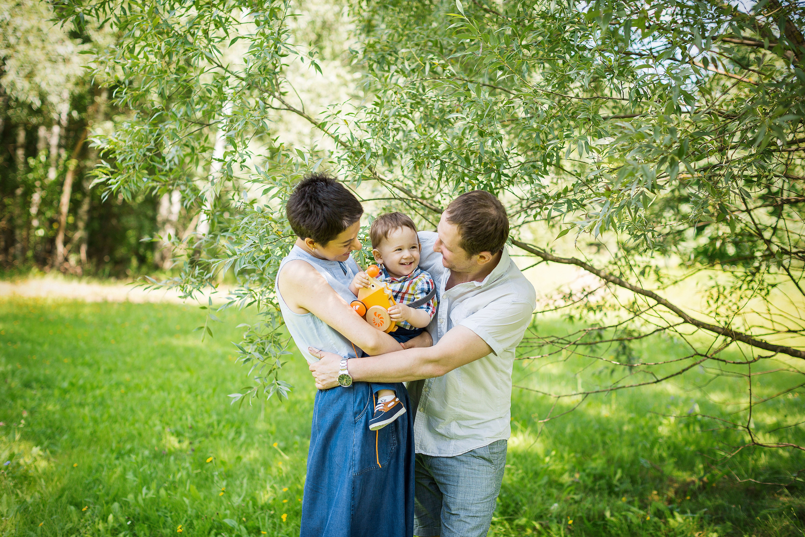 Левушка и семья. Фотограф на Крещение, семейный фотограф в Москве