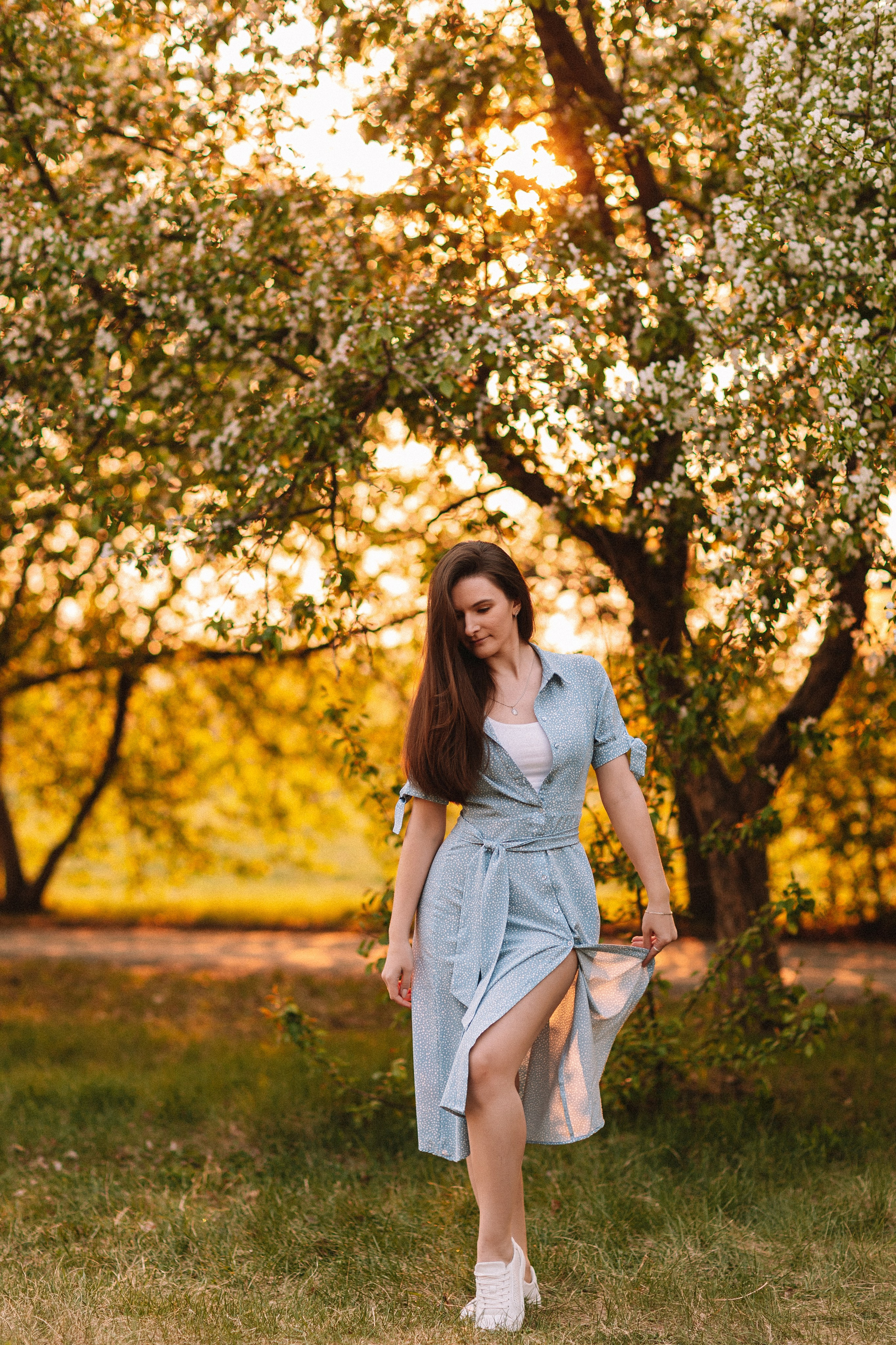 Яблони. Семейный фотограф Тюмень, фотограф на роды Салмина Мария