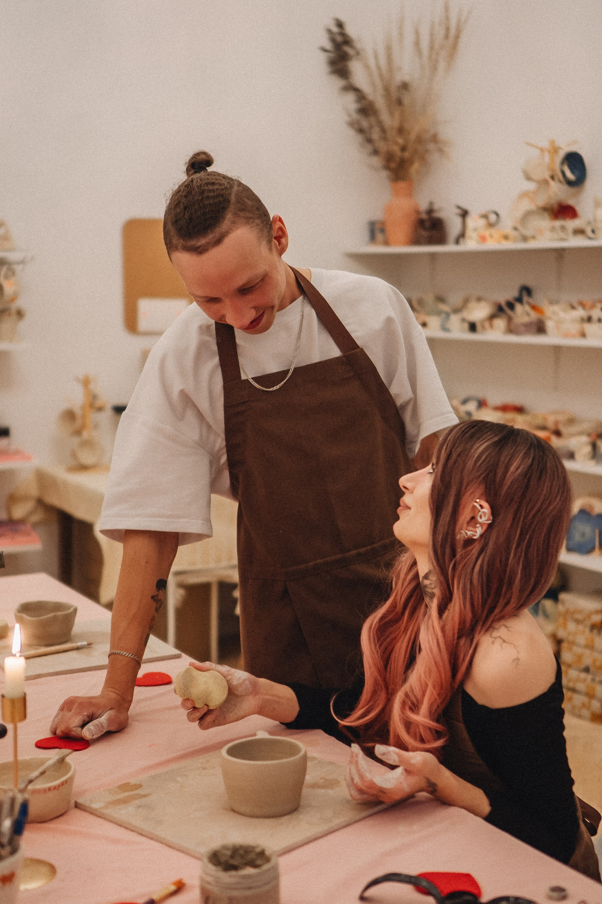 СВИДАНИЕ В ГОНЧАРНОЙ МАСТЕРСКОЙ. Профессиональный фотограф, Санкт-Петербург — Виктория Богомолова