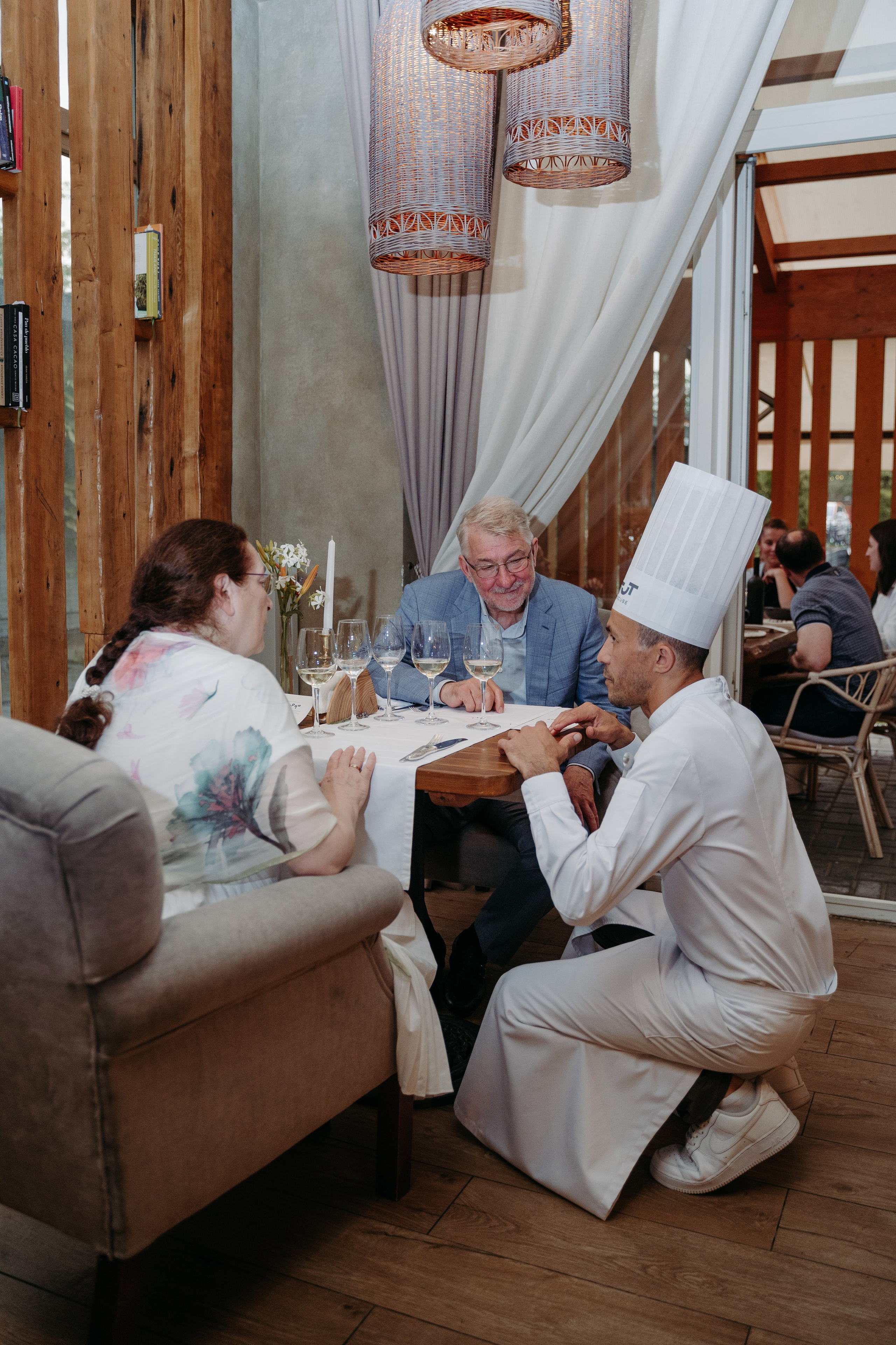 Открытый ужин с Mishlen Шеф Поварами. Репортажный и свадебный фотограф в Москве Рая Небогатова