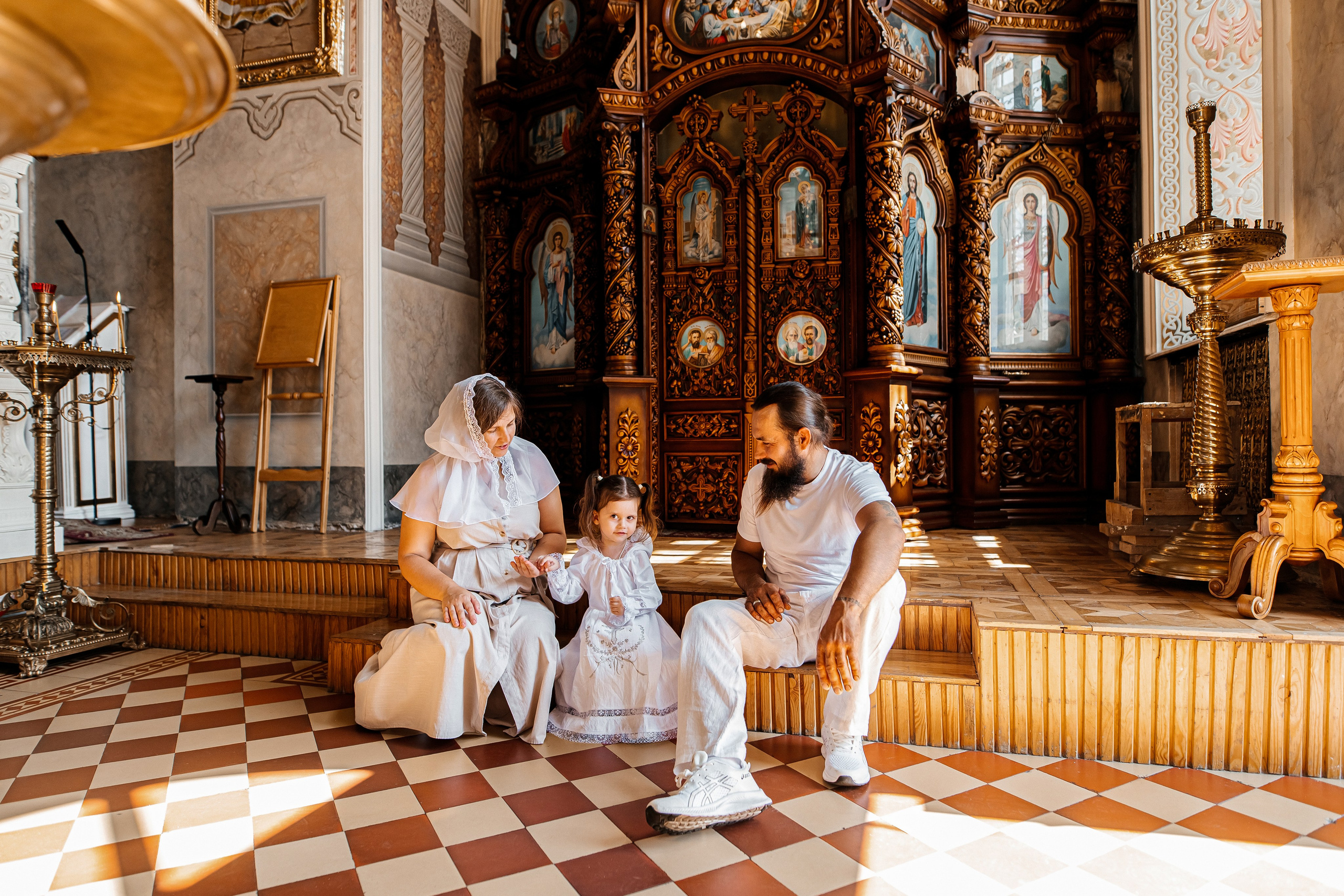 Таинство Крещения Мираславы. Фотограф Таинств Крещения и Венчания в г. Курске