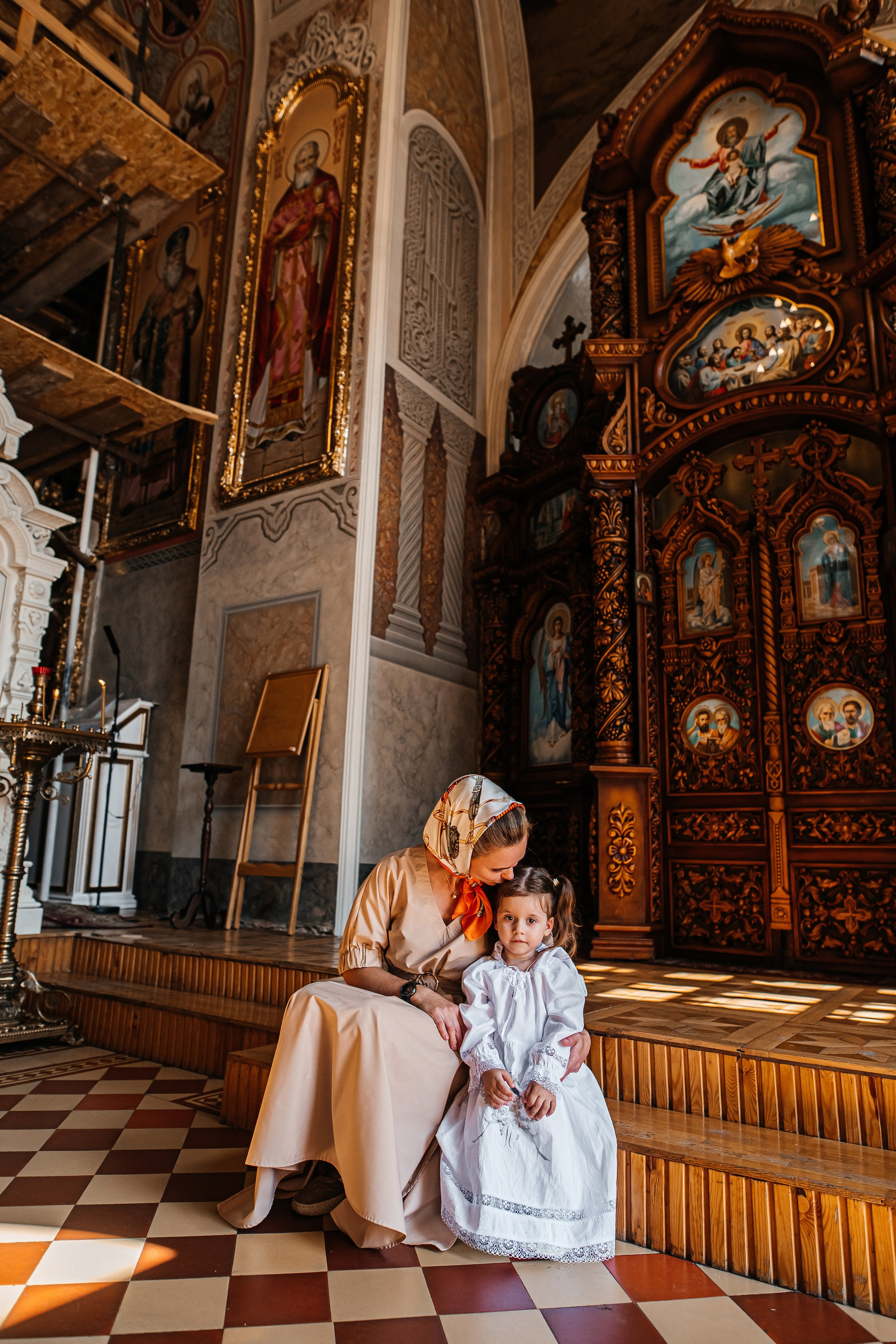 Таинство Крещения Мираславы. Фотограф Таинств Крещения и Венчания в г. Курске