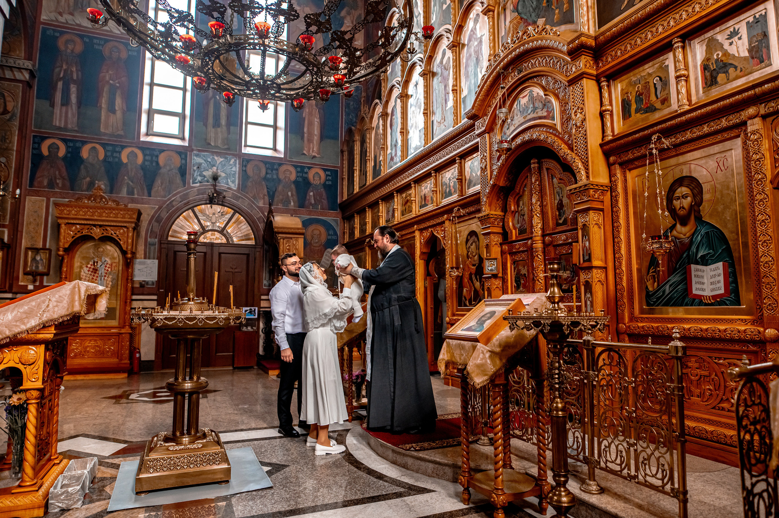 Таинство Крещения Михаила. Фотограф Таинств Крещения и Венчания в г. Курске