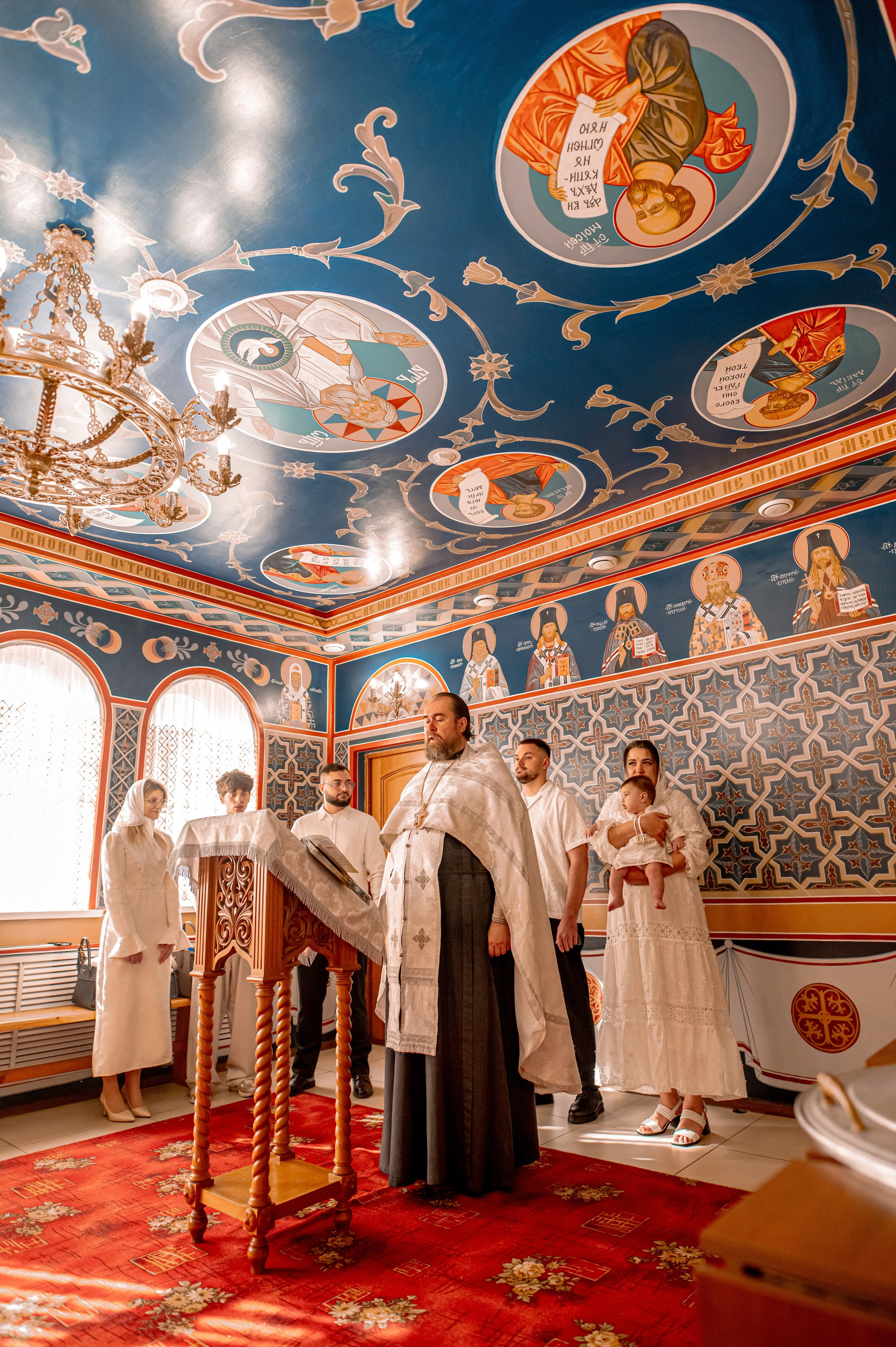 Таинство Крещения Михаила. Фотограф Таинств Крещения и Венчания в г. Курске