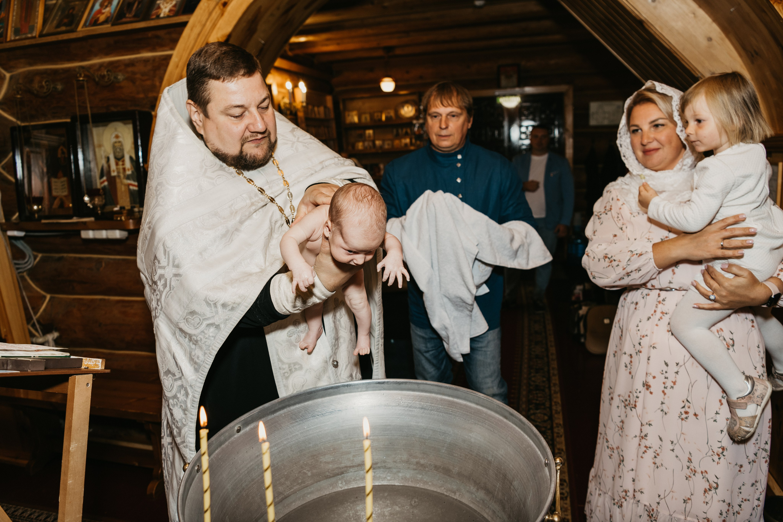 Крещение Елизаветы. Фотограф на выписку из роддома в Москве и МО