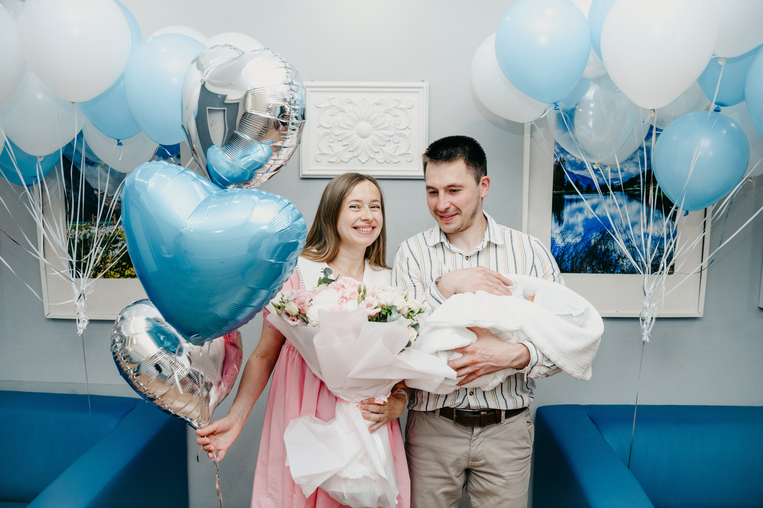 Выписка Ивана. Фотограф на выписку из роддома в Москве и МО