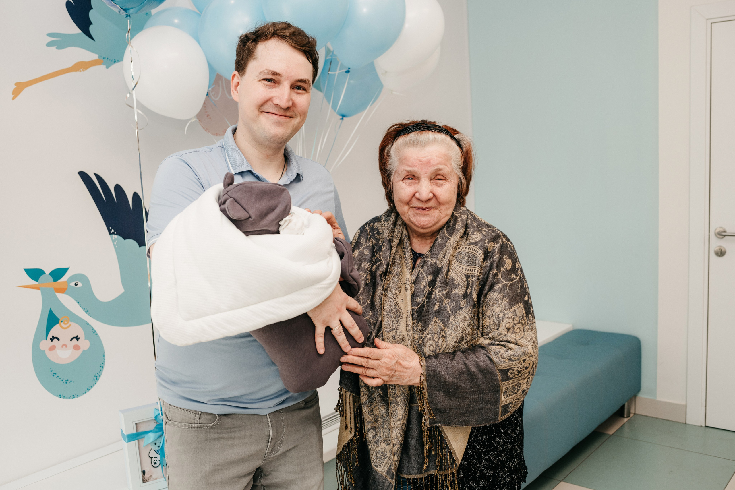 Выписка Егора. Фотограф на выписку из роддома в Москве и МО