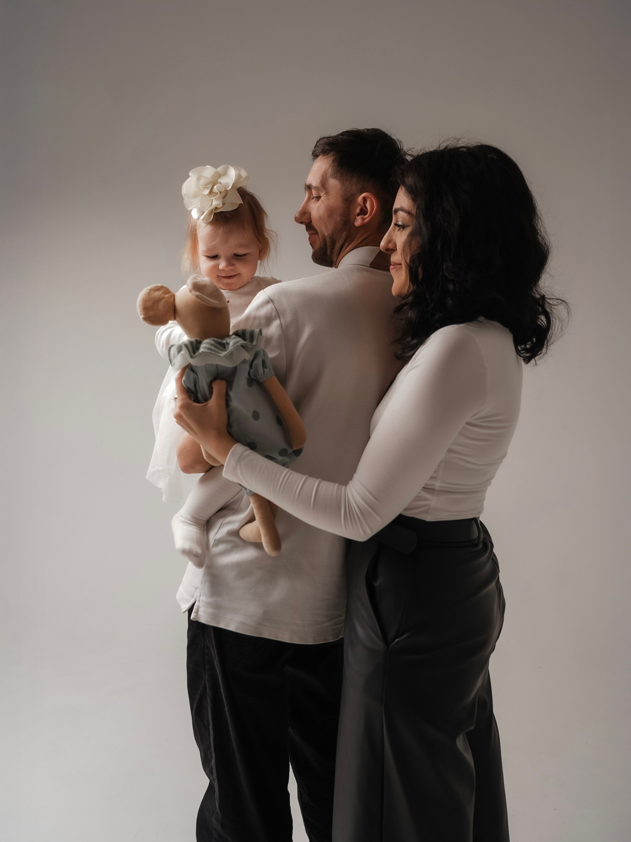 Семейная съемка на циклораме. Анна, фотограф Москва, Зеленоград