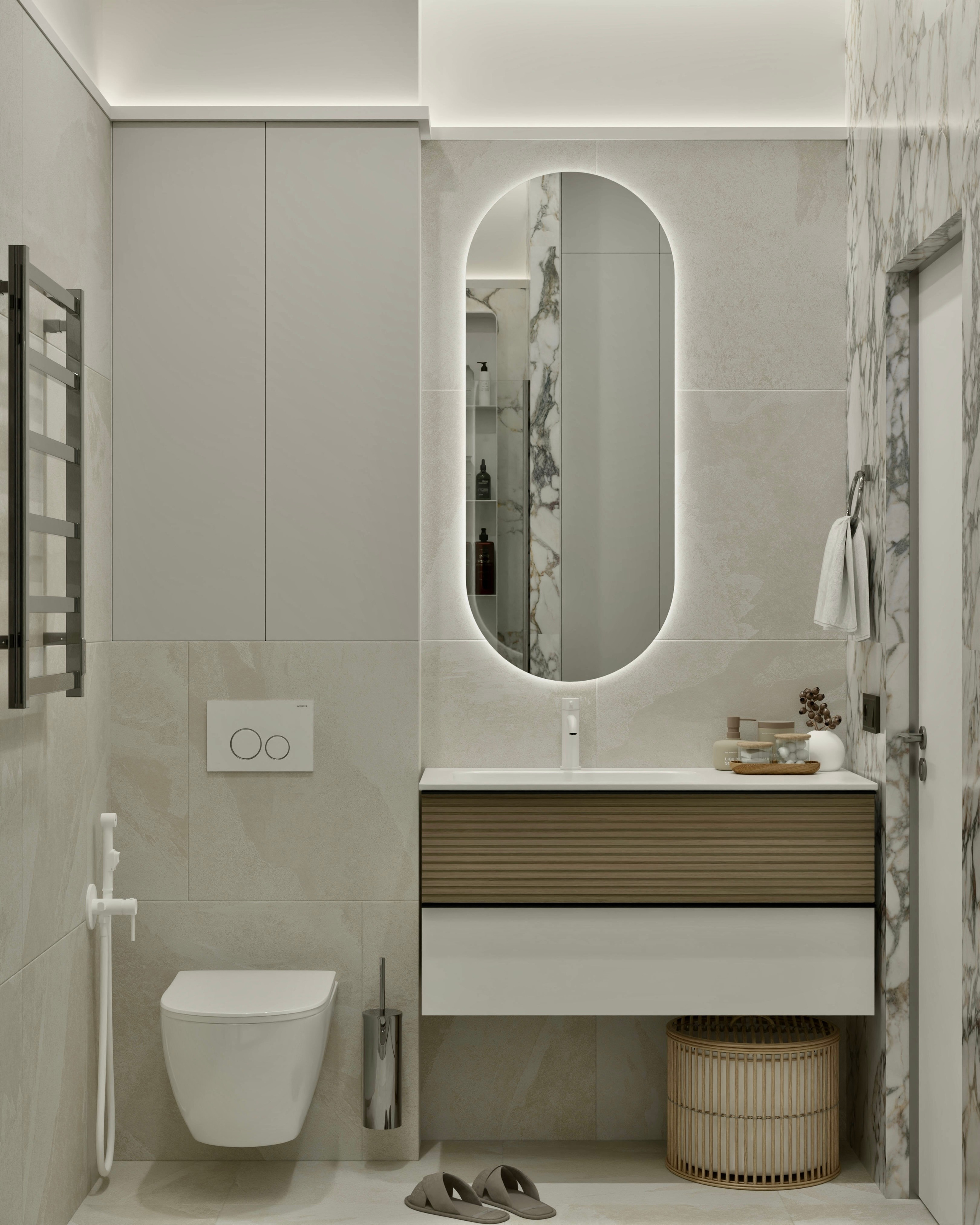 Однокомнатная квартира — 38 м². DMDesign — студия дизайна интерьеров