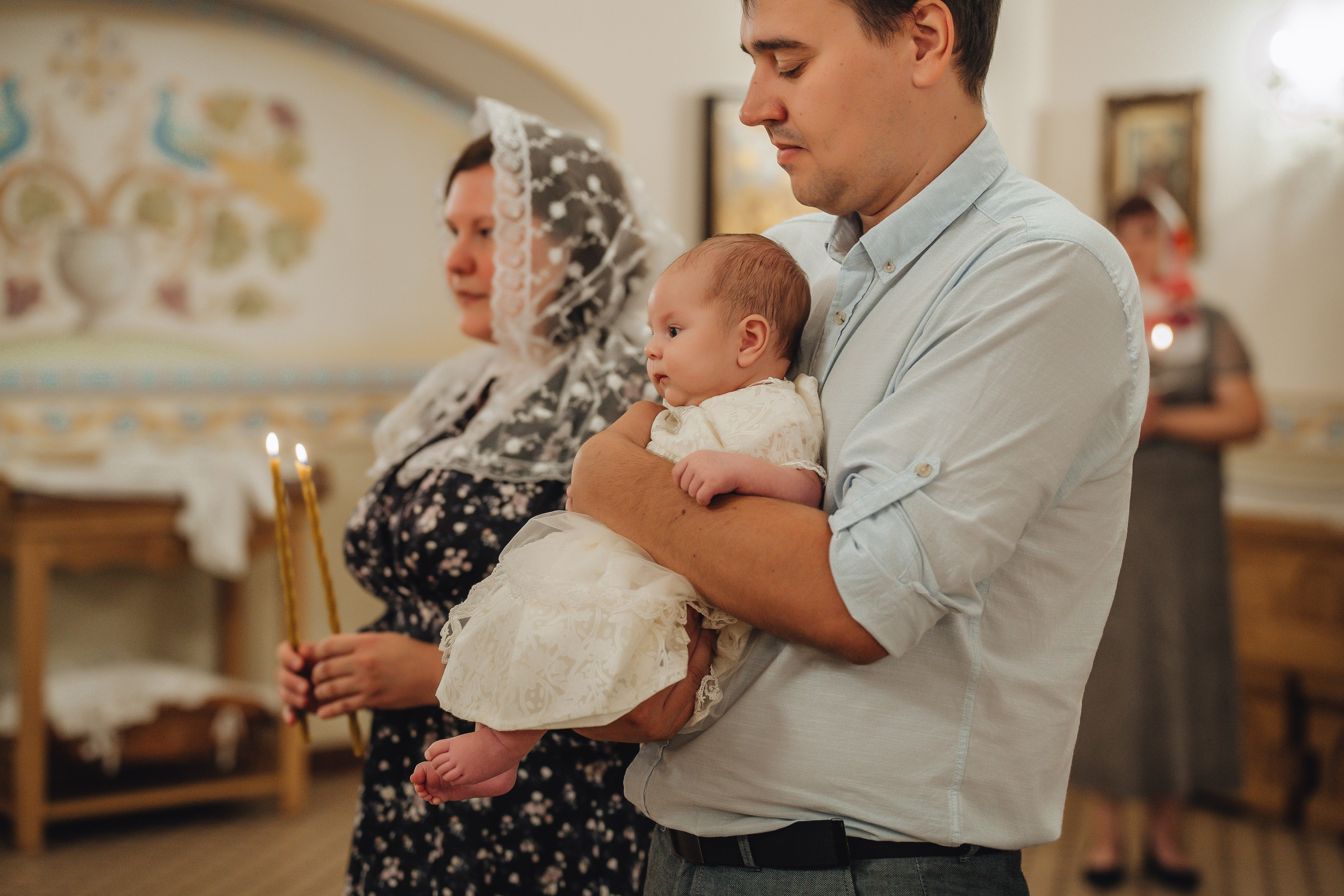 Крещение Ксении. Свадебный и семейный фотограф Пушкин Царское Село СПБ Питер Санкт-Петербург и Рязань Ольга Козлова