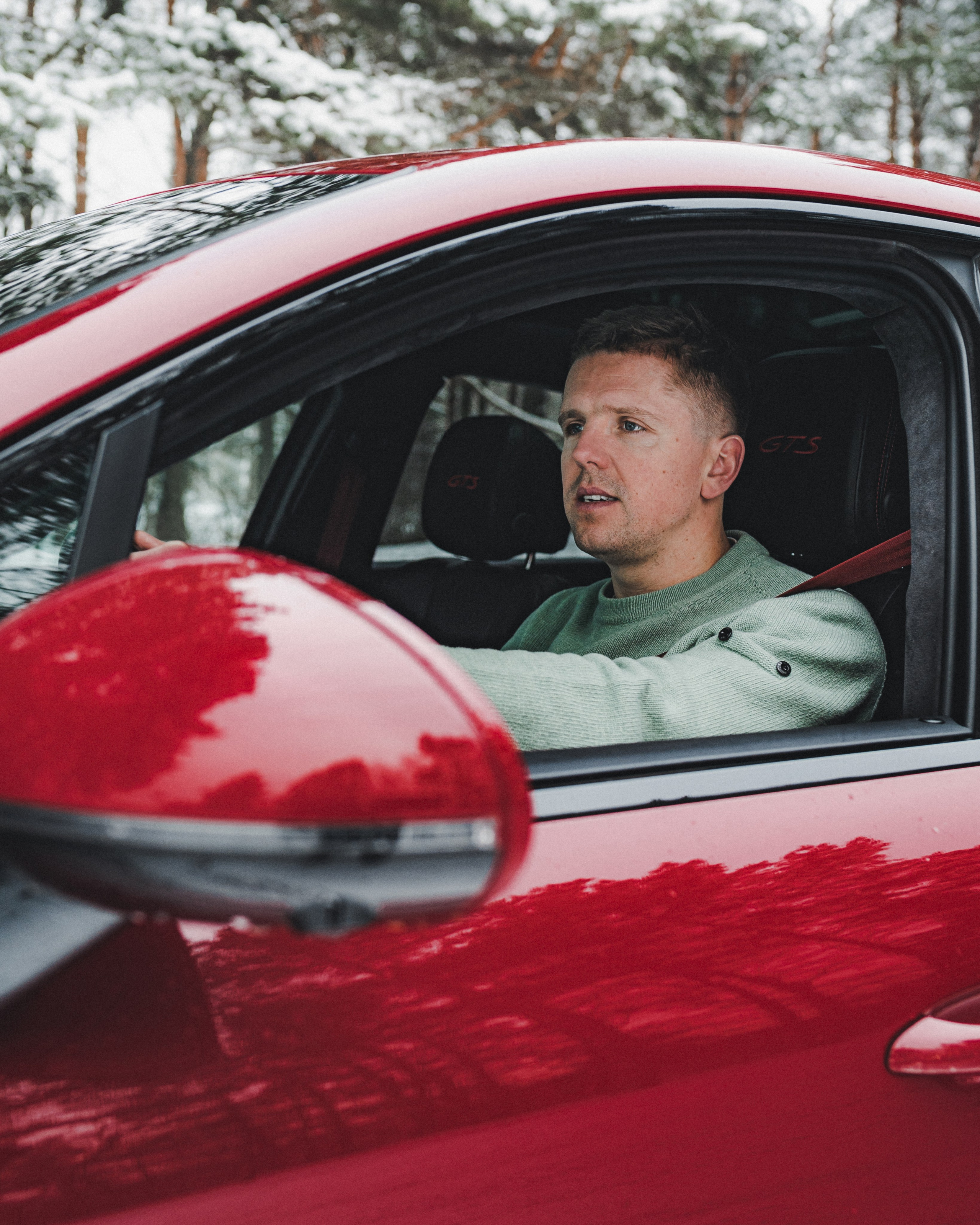 Автомобильная фотосессия Porsche Macan GTS. Фотограф Илья К. в Москве