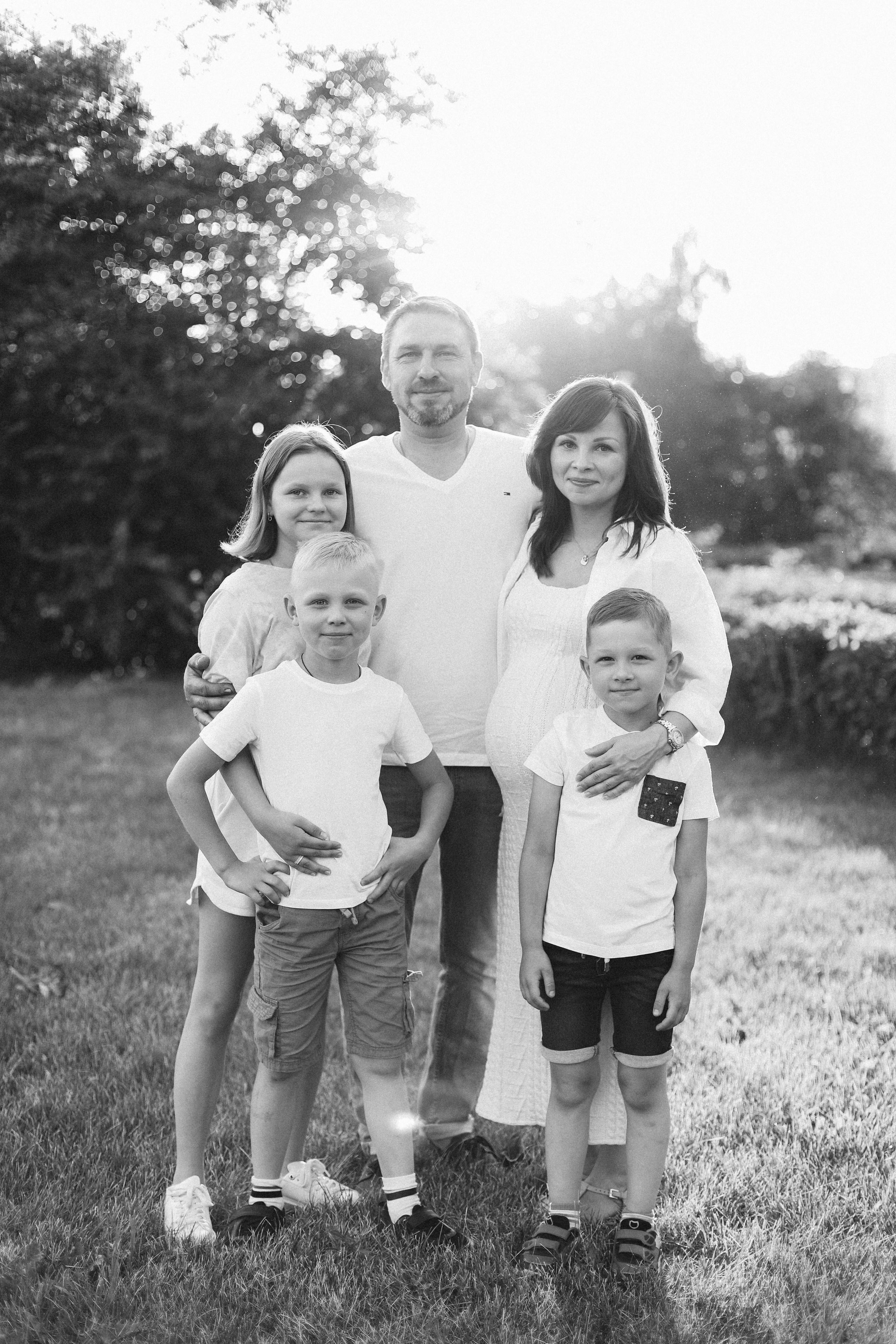 Большая семья. Фотограф в Алматы и Москве Даша Пушкина