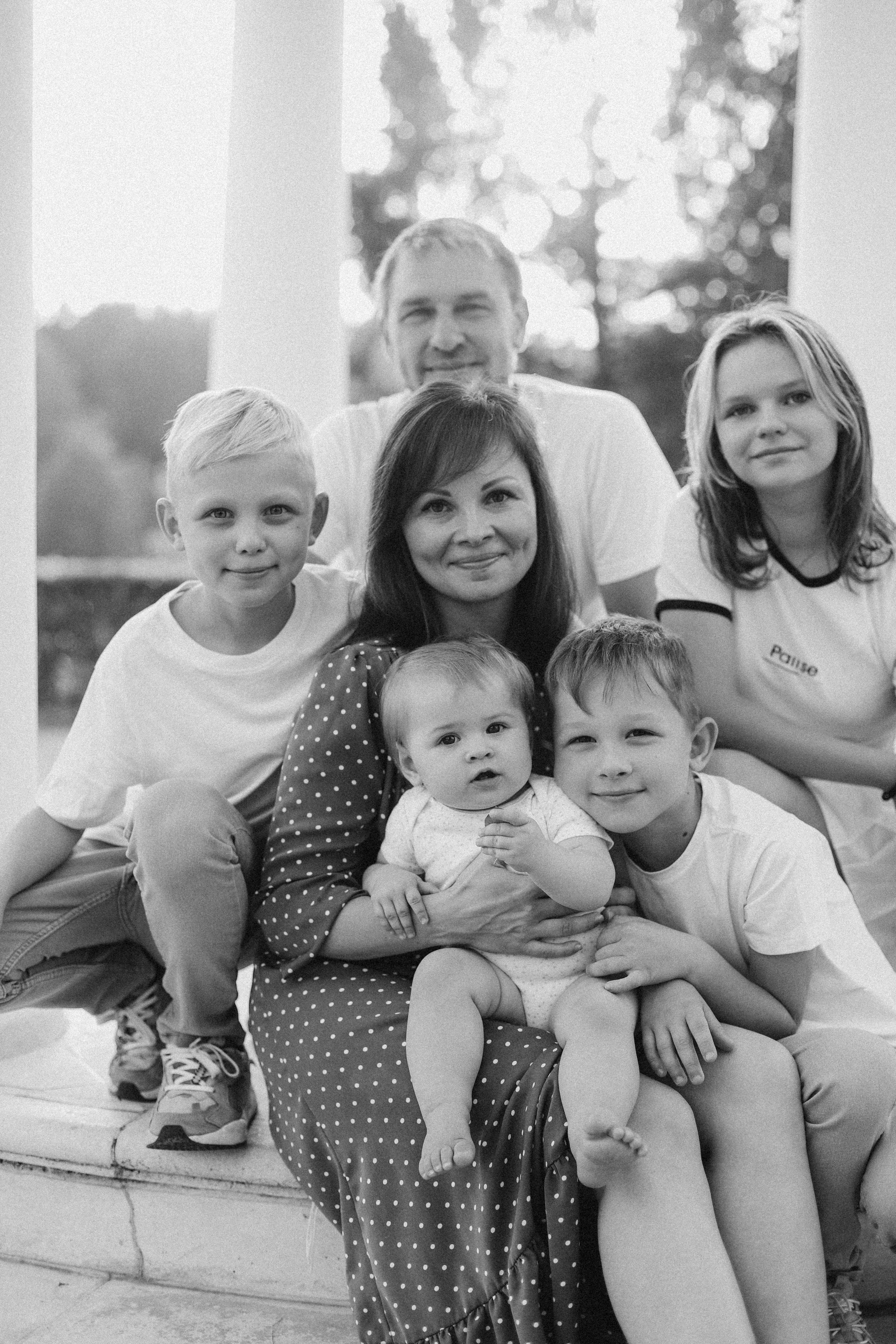 Большая семья +1. Фотограф в Алматы и Москве Даша Пушкина