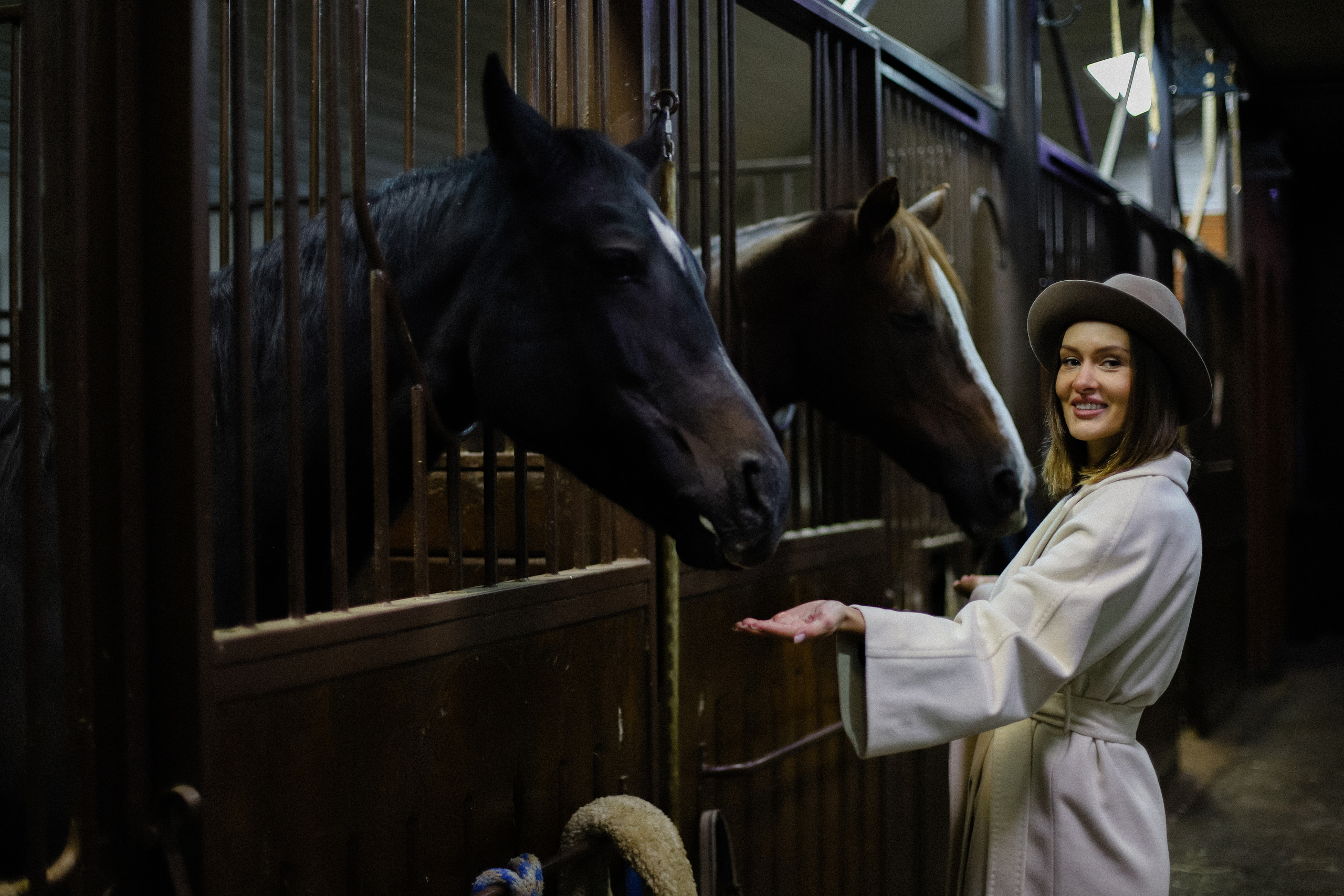 На конюшне. Фотограф в Алматы и Москве Даша Пушкина