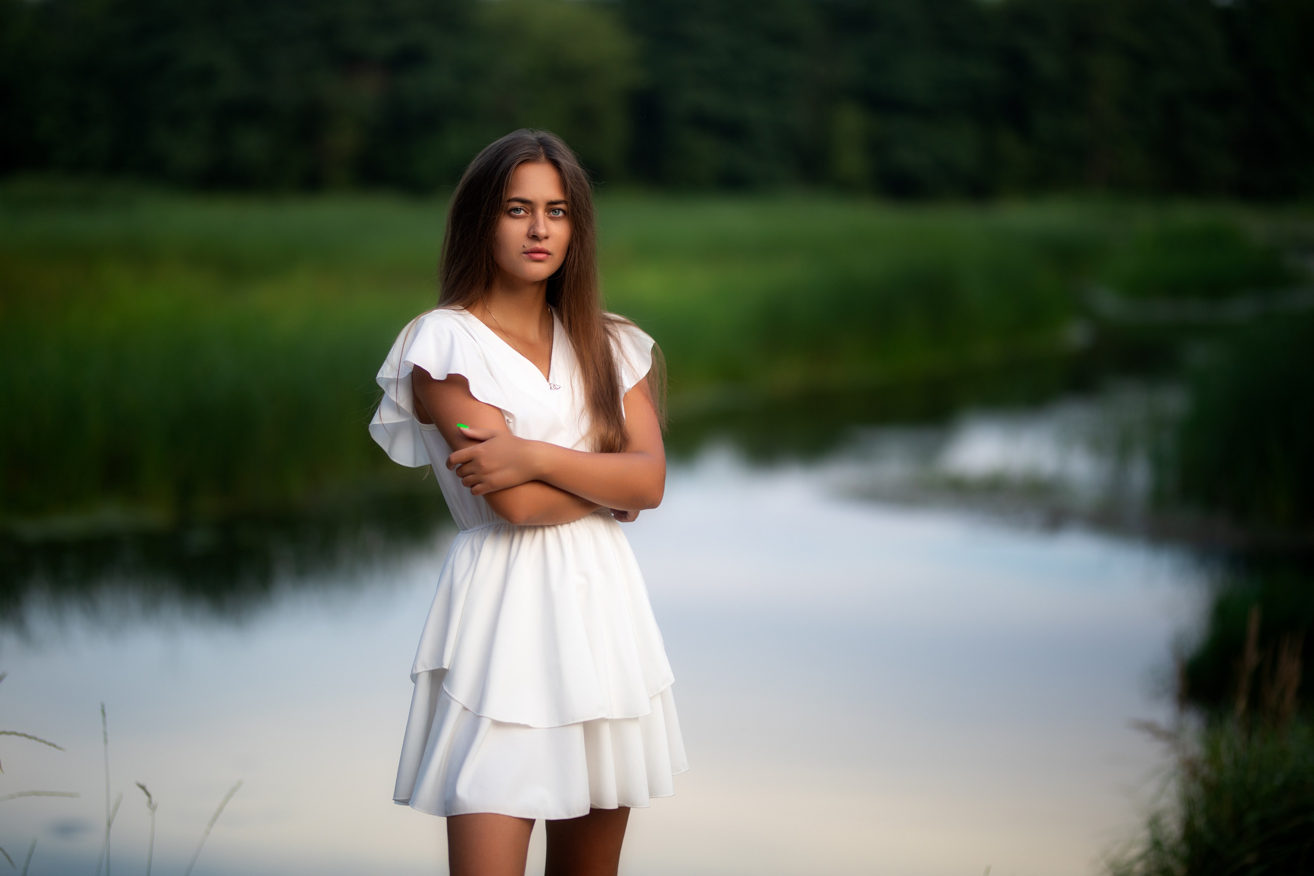 Фотосессия с Ольгой на природе в формате для «себя»