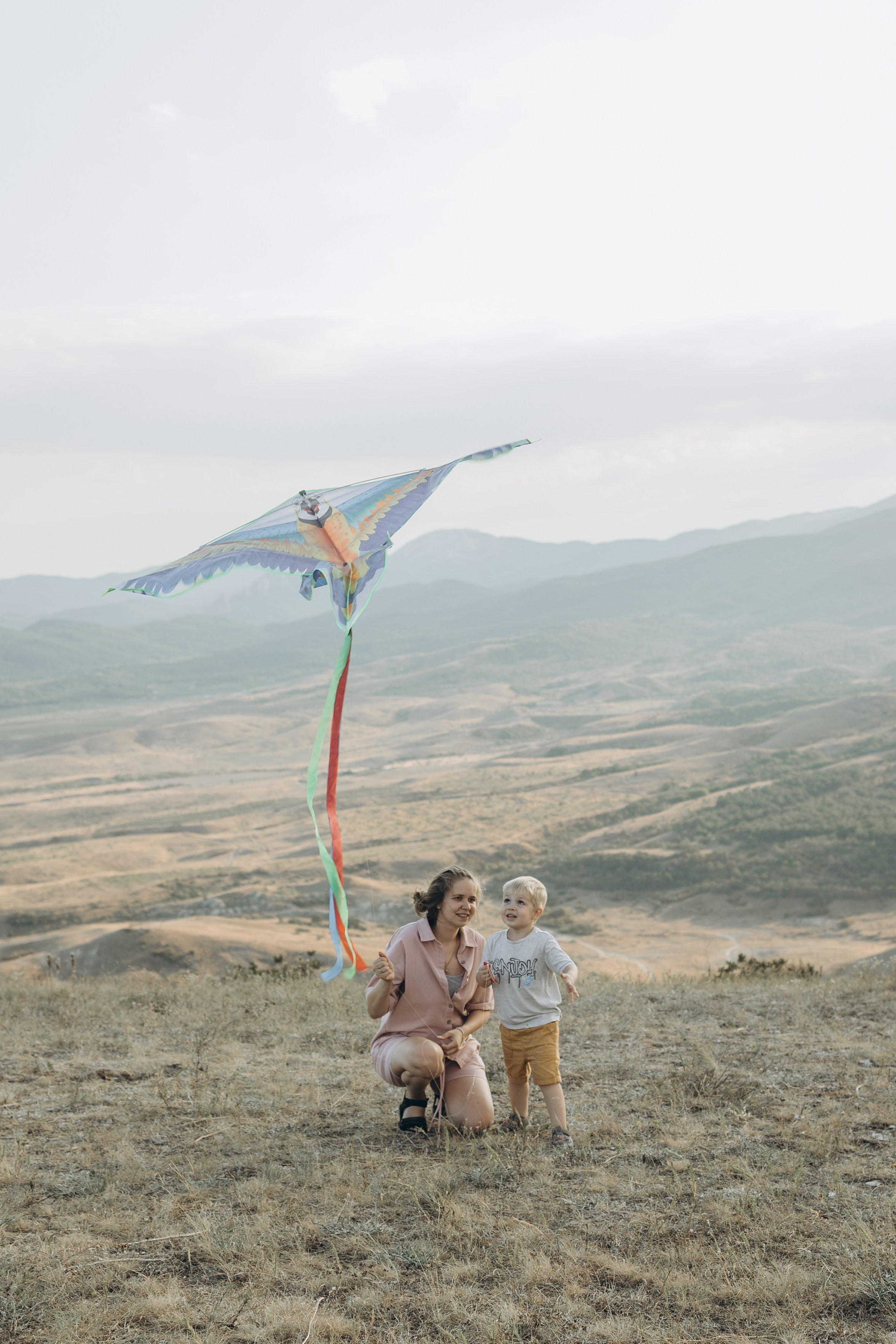 Воздушный змей. Семейный фотограф в Москве Виктория Ястребинская