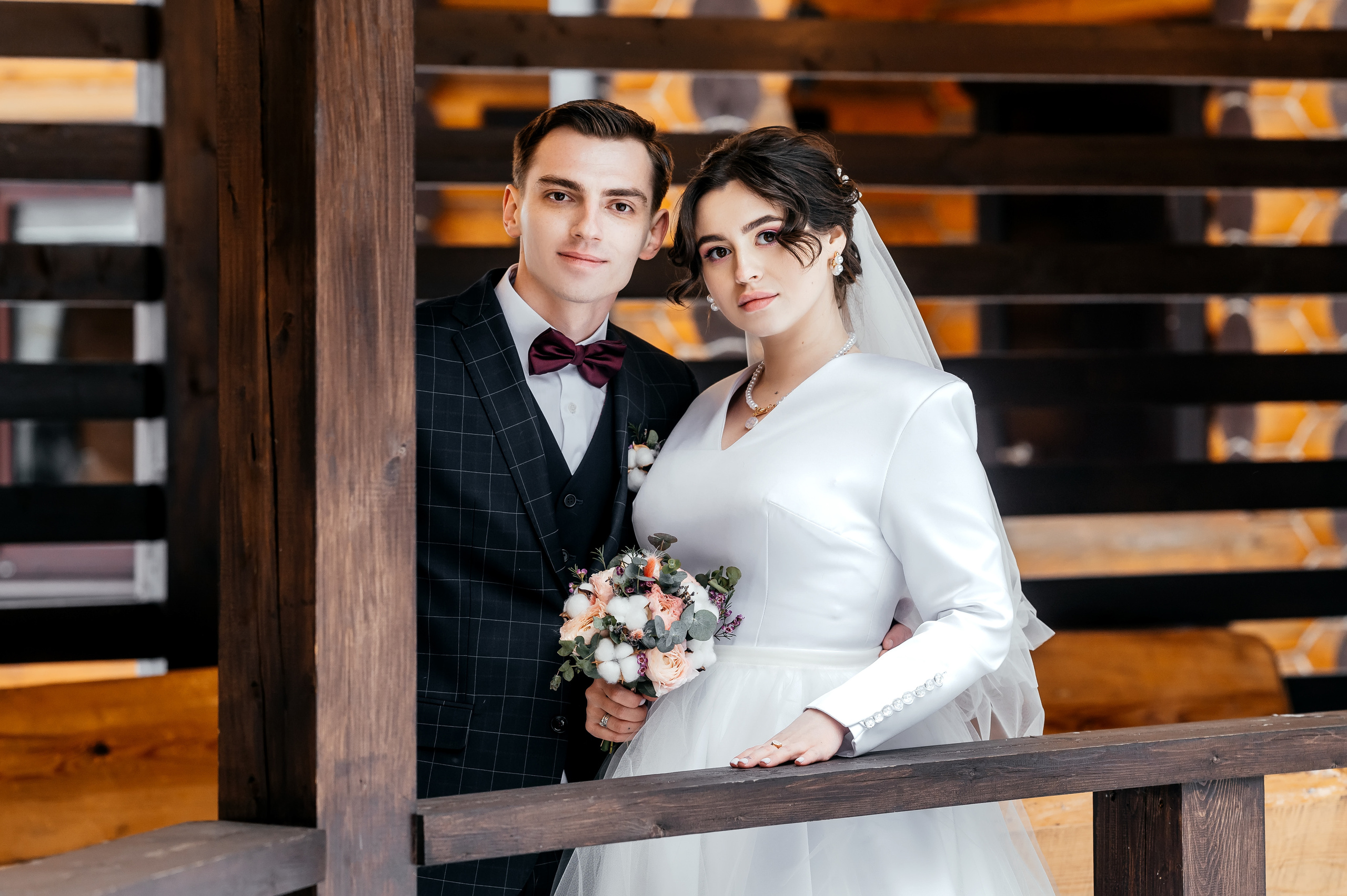 Зимняя свадьба в Загородном клубе «Барин». Свадебный и семейный фотограф Виктория Носачёва. Щелково, Москва и МО