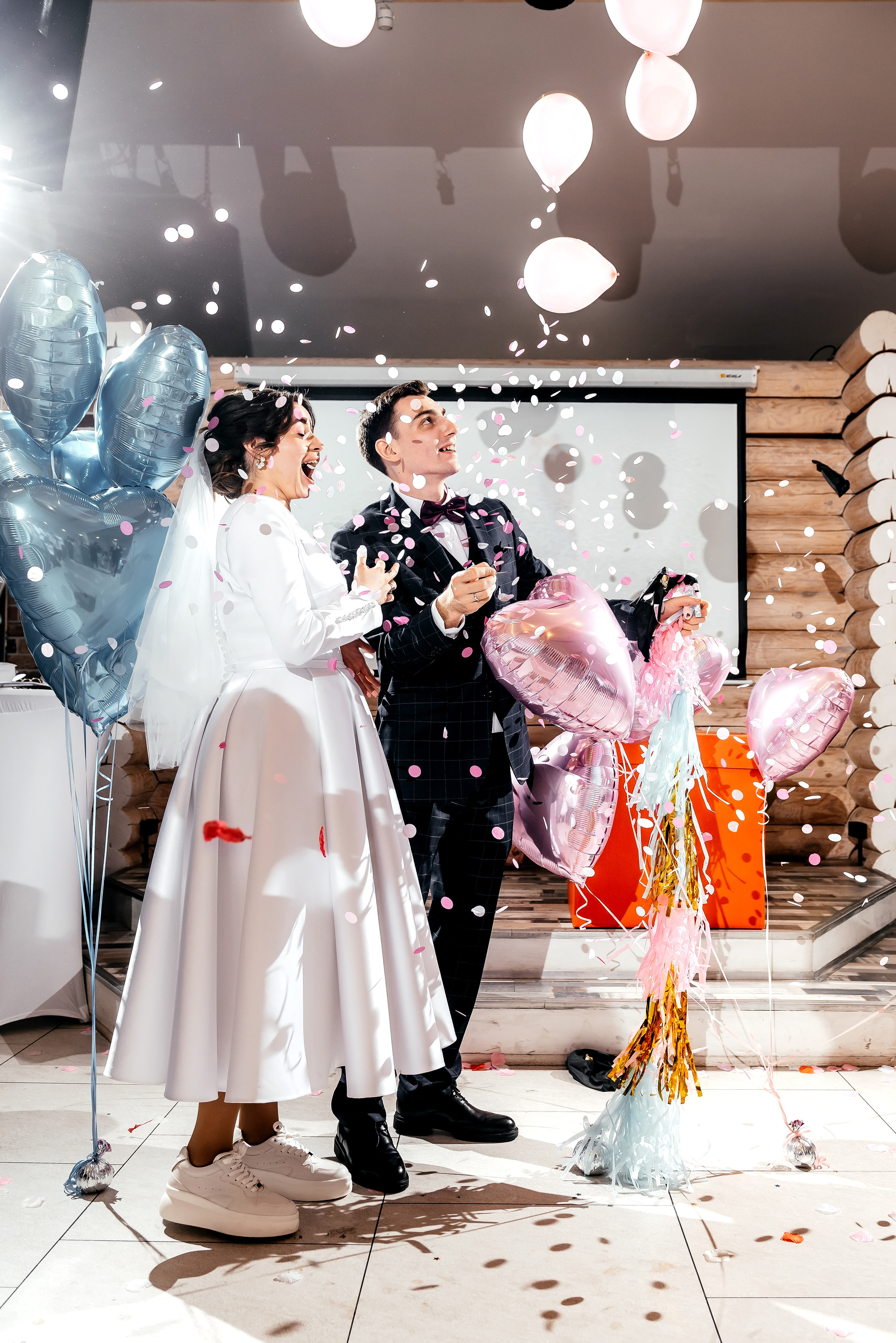 Зимняя свадьба в Загородном клубе «Барин». Свадебный и семейный фотограф Виктория Носачёва. Щелково, Москва и МО