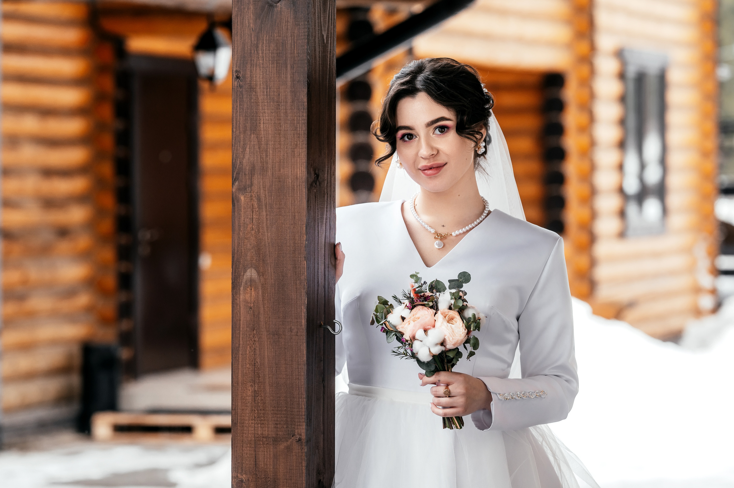 Зимняя свадьба в Загородном клубе «Барин». Свадебный и семейный фотограф Виктория Носачёва. Щелково, Москва и МО