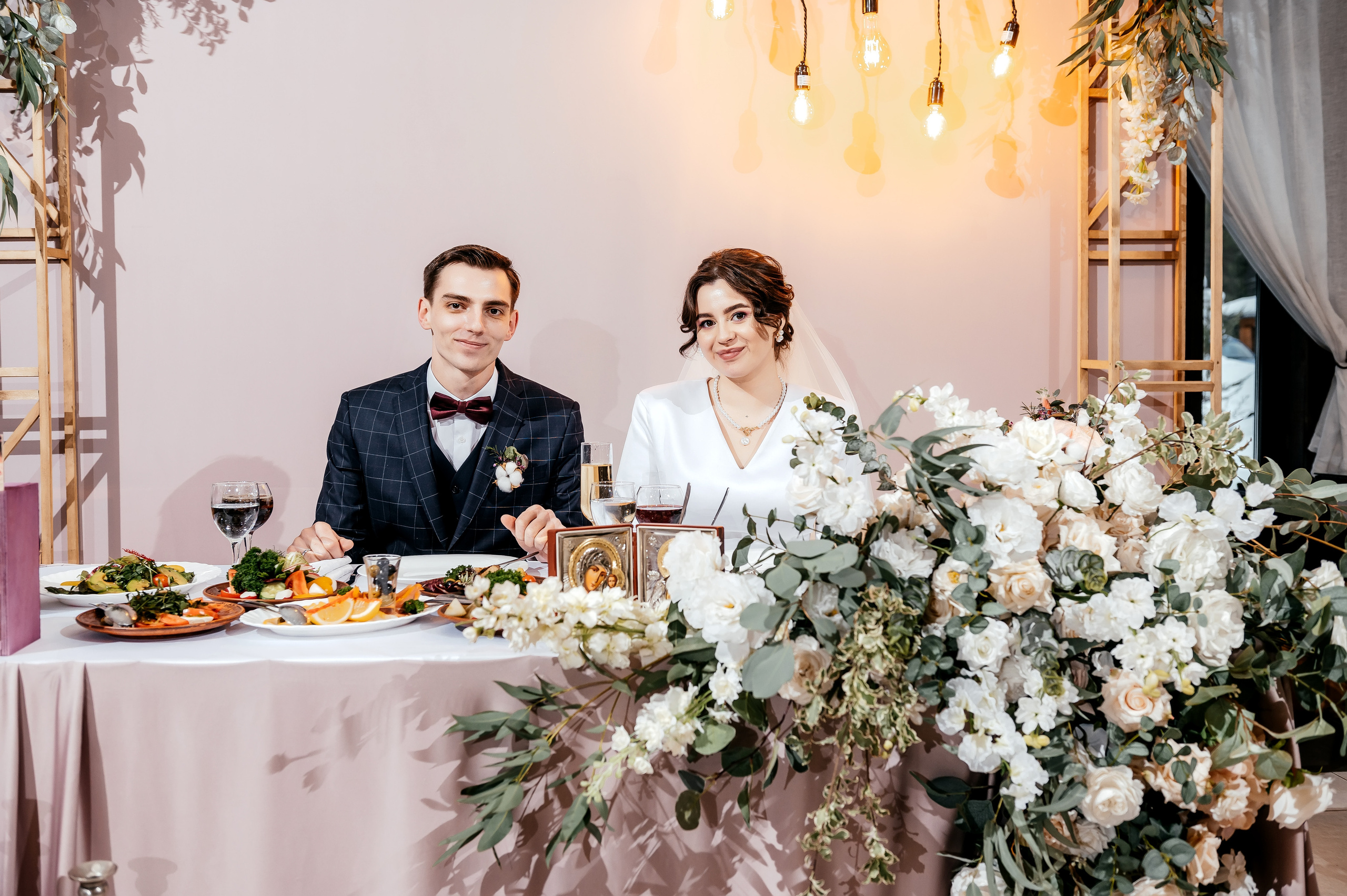 Зимняя свадьба в Загородном клубе «Барин». Свадебный и семейный фотограф Виктория Носачёва. Щелково, Москва и МО