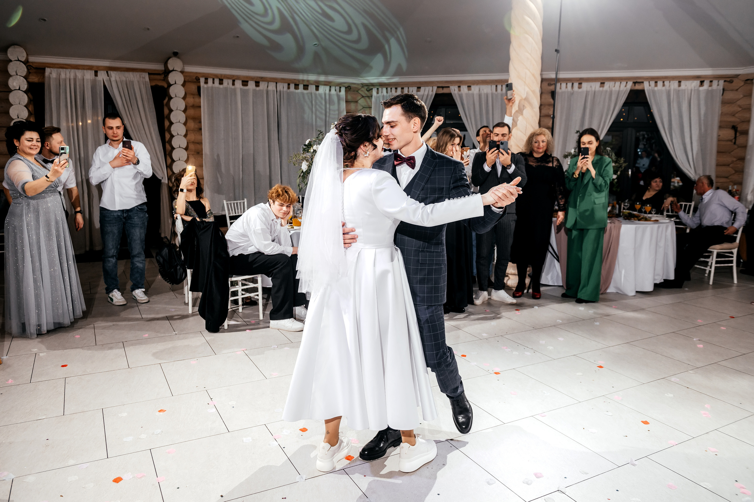 Зимняя свадьба в Загородном клубе «Барин». Свадебный и семейный фотограф Виктория Носачёва. Щелково, Москва и МО