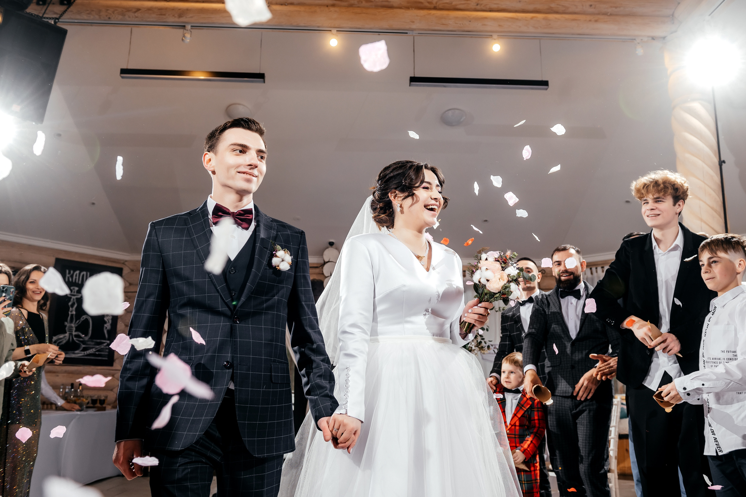 Зимняя свадьба в Загородном клубе «Барин». Свадебный и семейный фотограф Виктория Носачёва. Щелково, Москва и МО