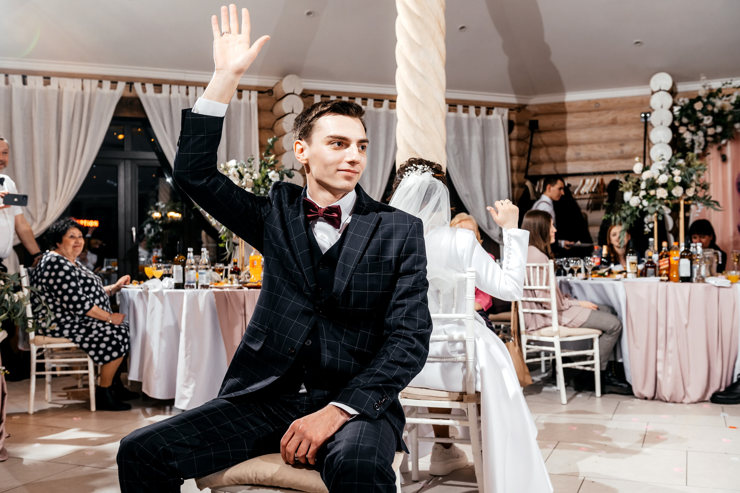 Зимняя свадьба в Загородном клубе «Барин». Свадебный и семейный фотограф Виктория Носачёва. Щелково, Москва и МО