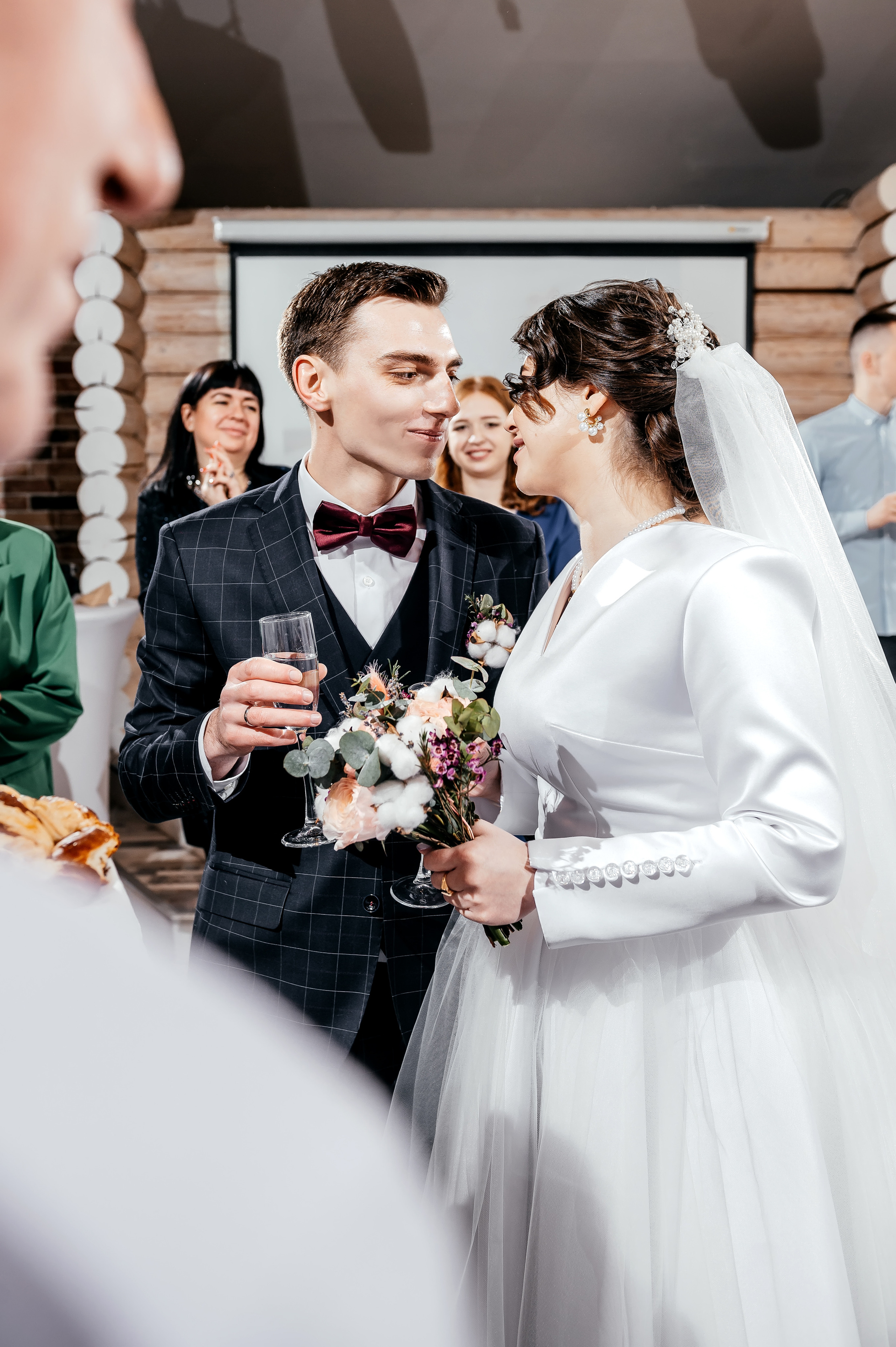 Зимняя свадьба в Загородном клубе «Барин». Свадебный и семейный фотограф Виктория Носачёва. Щелково, Москва и МО