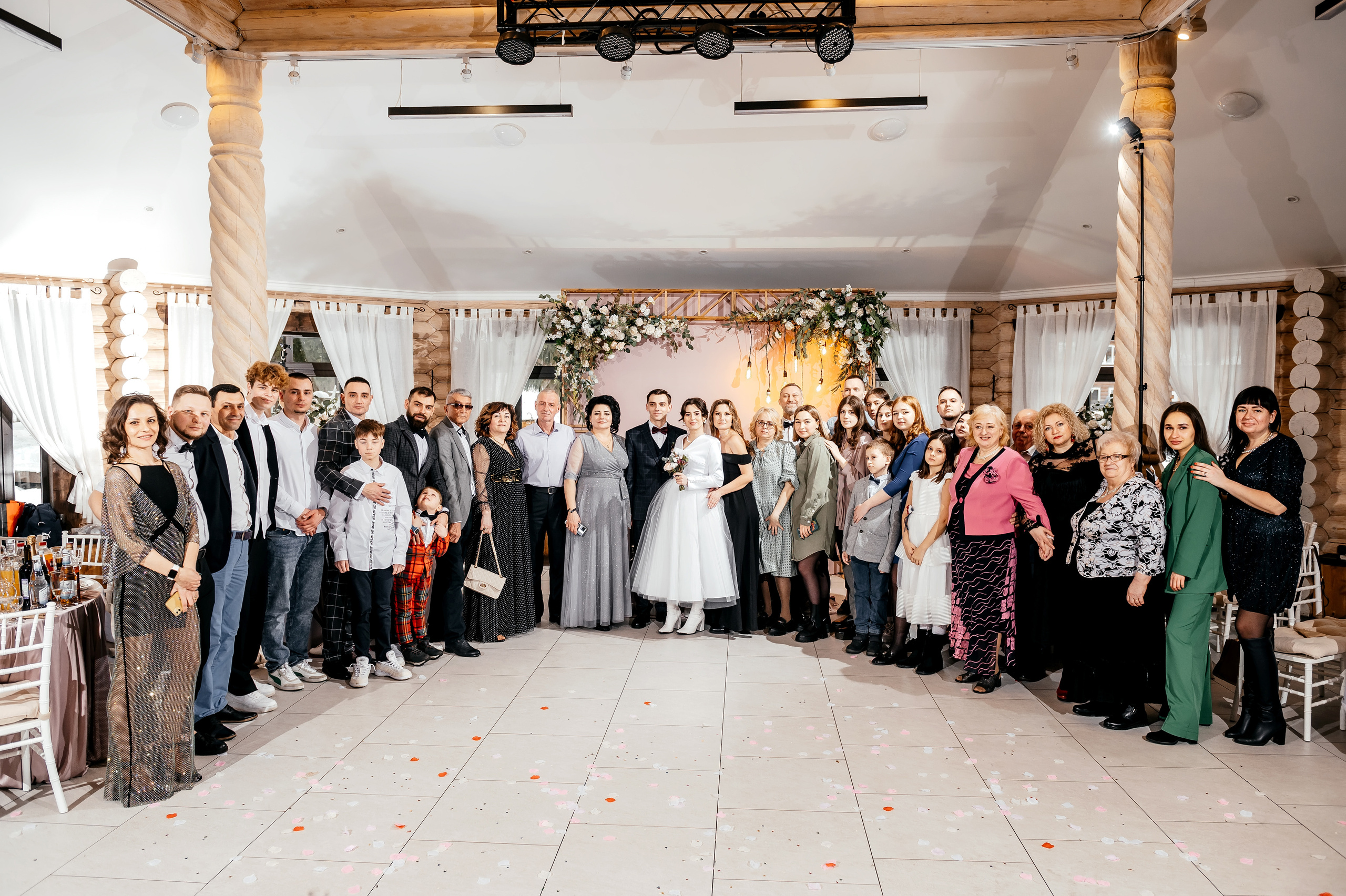 Зимняя свадьба в Загородном клубе «Барин». Свадебный и семейный фотограф Виктория Носачёва. Щелково, Москва и МО