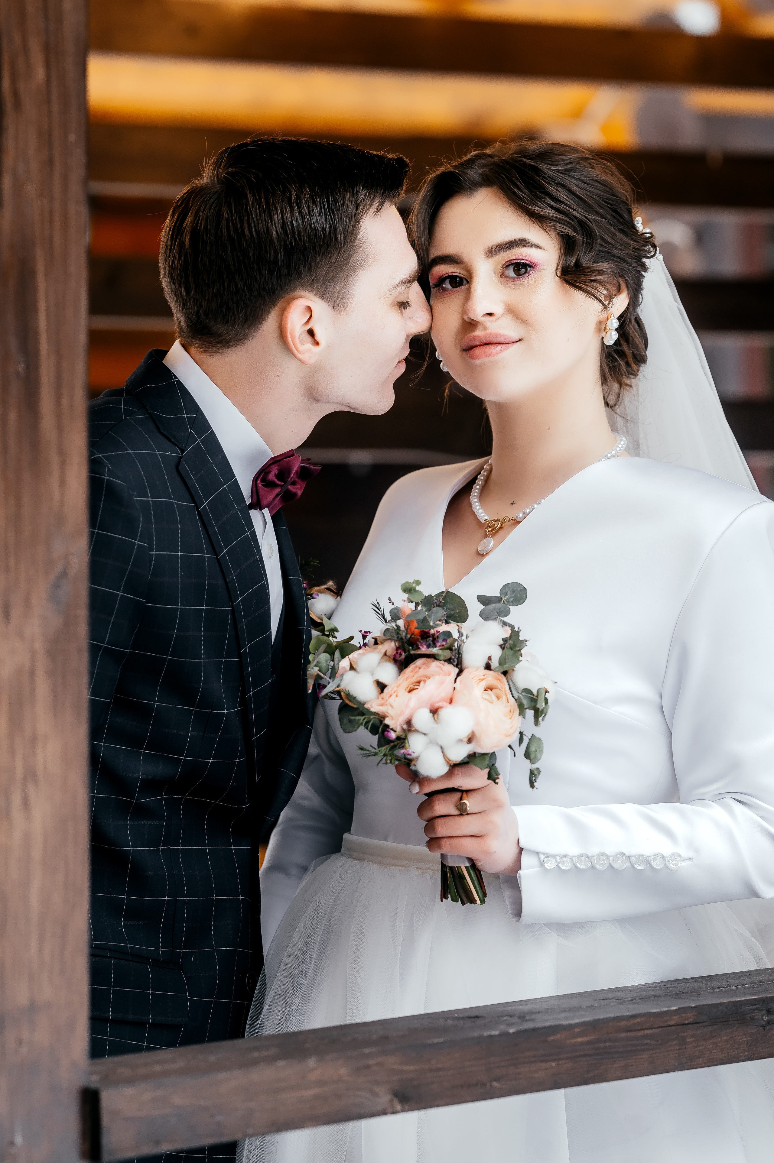 Зимняя свадьба в Загородном клубе «Барин». Свадебный и семейный фотограф Виктория Носачёва. Щелково, Москва и МО