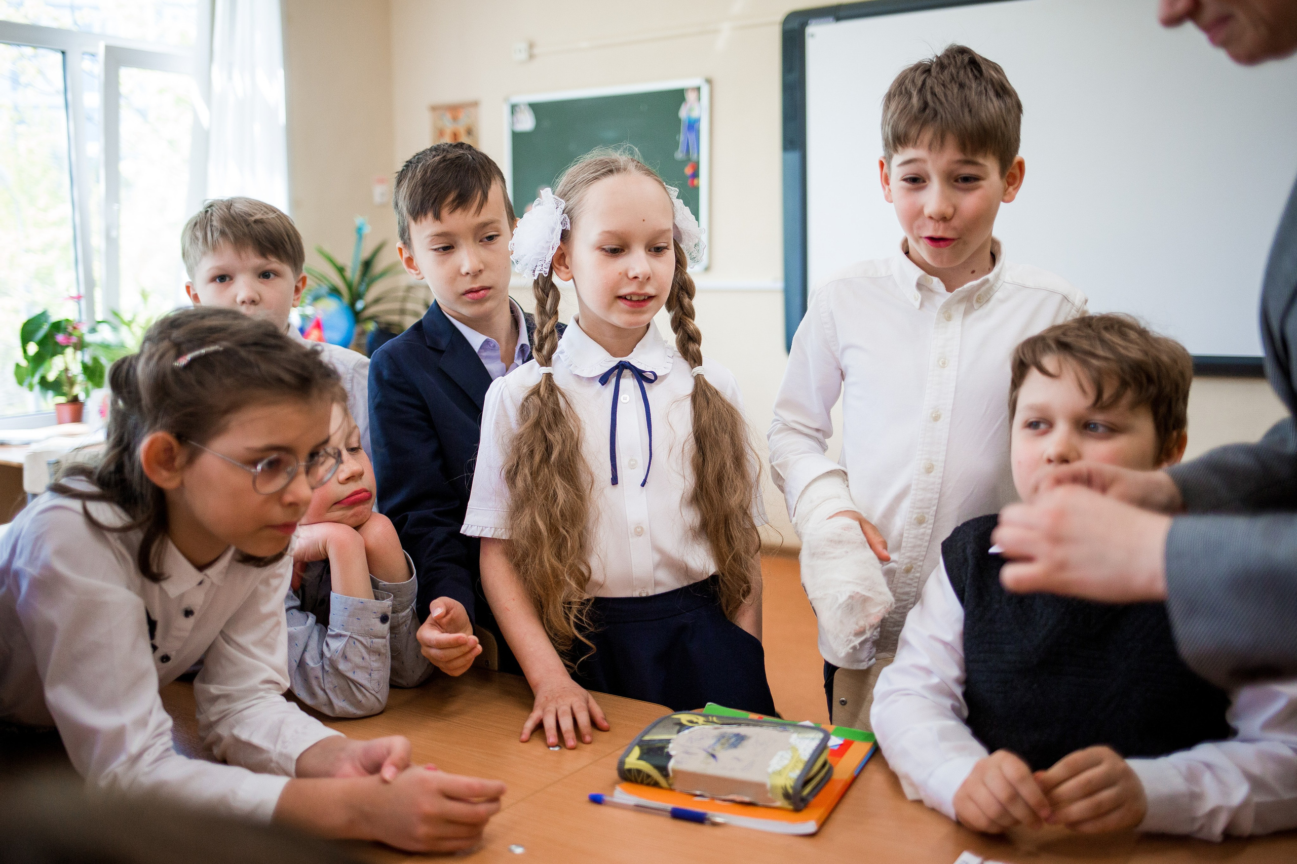 Школьная фотосъемка 3 класса. Репортажный фотограф Борис Геер