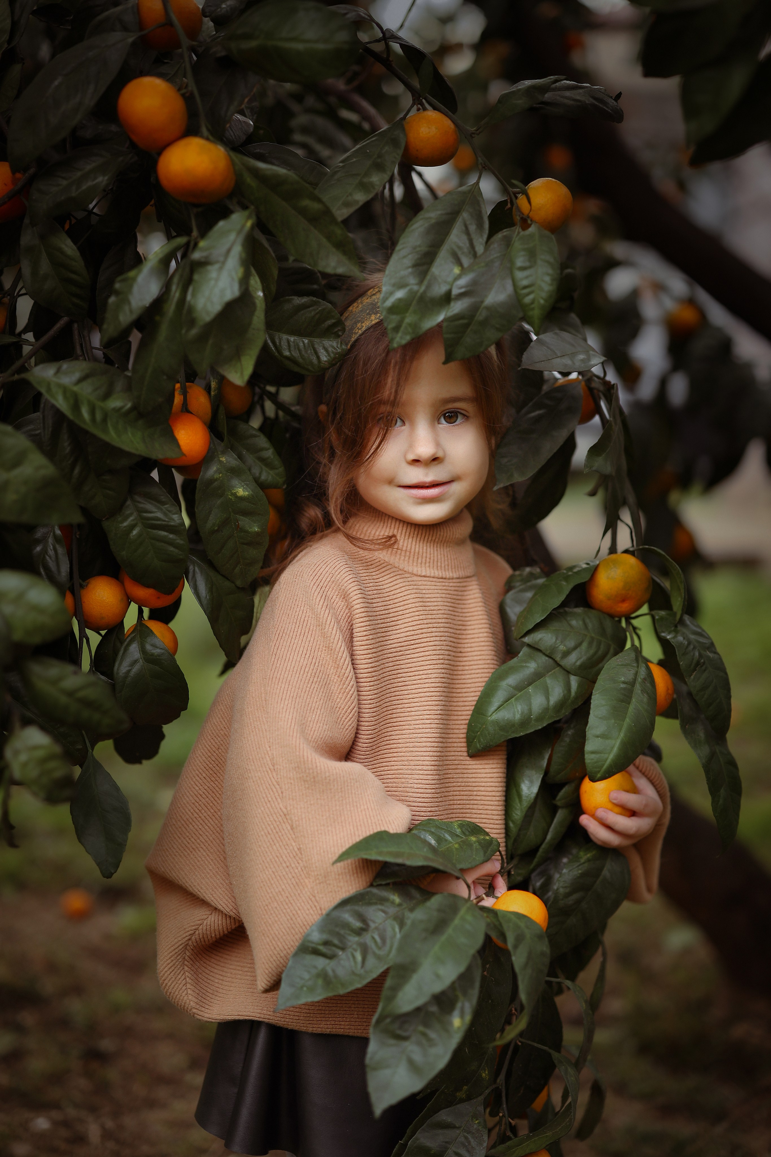 Семейная фотосессия в саду мандаринов. Свадебный и семейный фотограф в Абхазии Жанна Соснина
