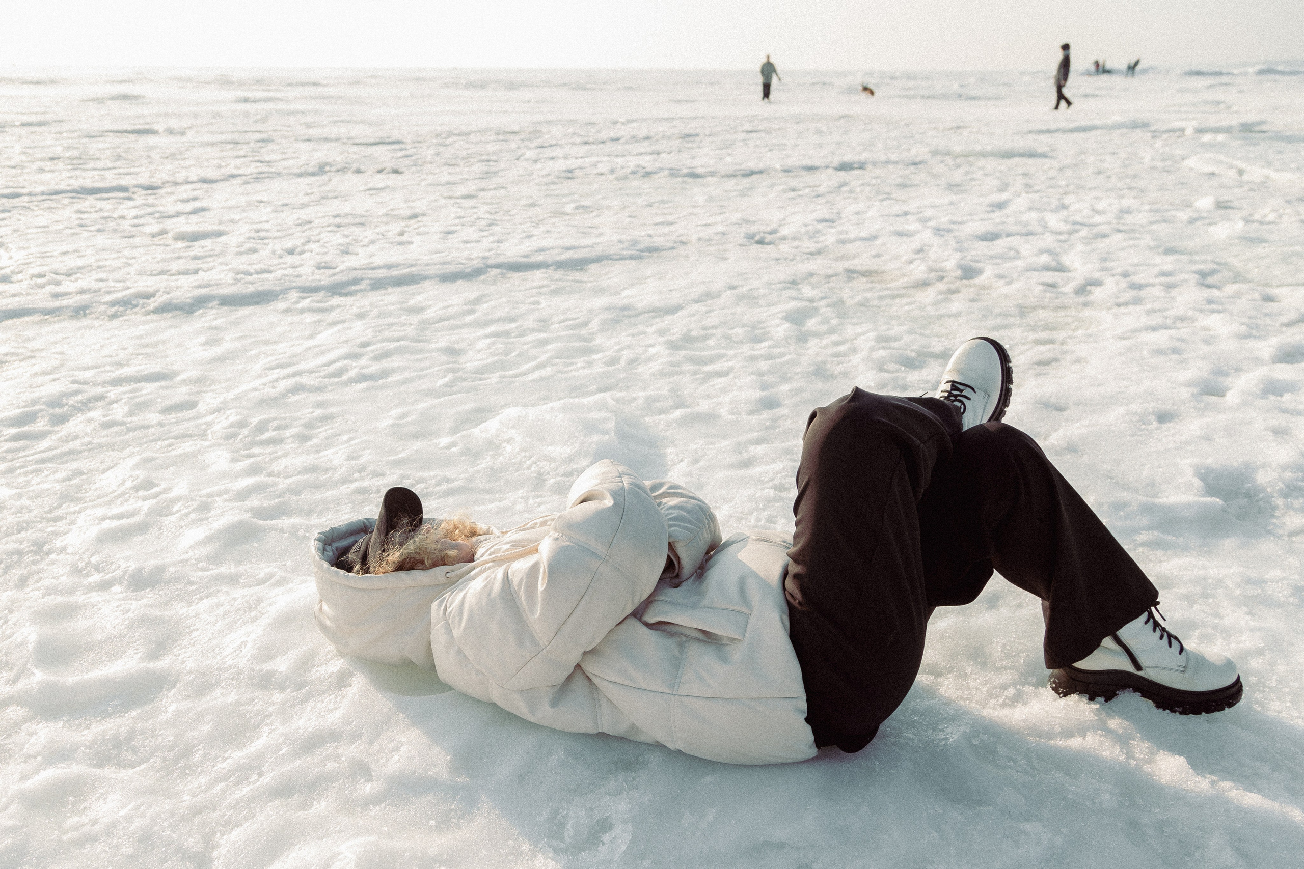 Зимняя фотосъемка пары: Андрея и Ани в Санкт-Петербурге