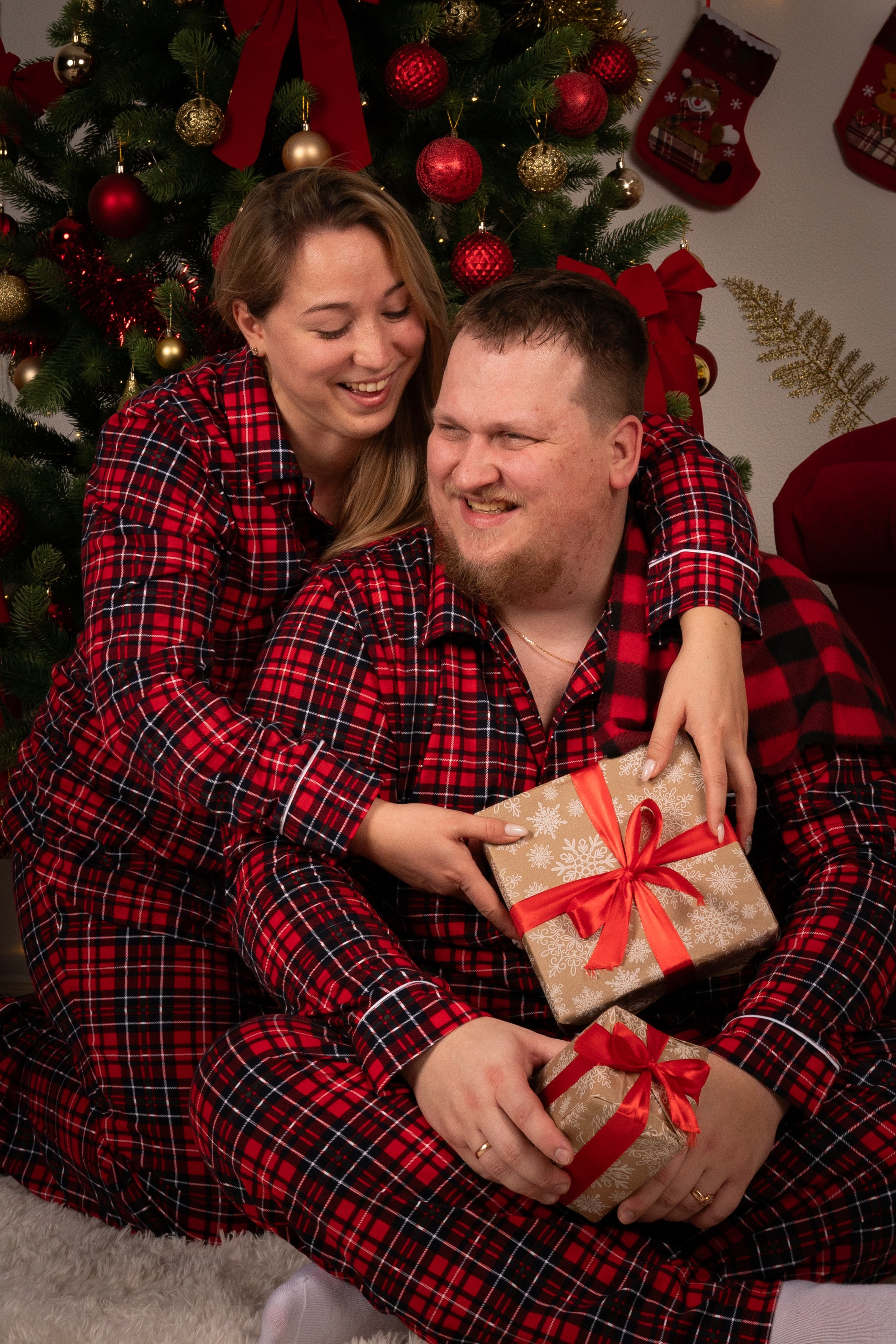 Новогодняя фотосессия в студии